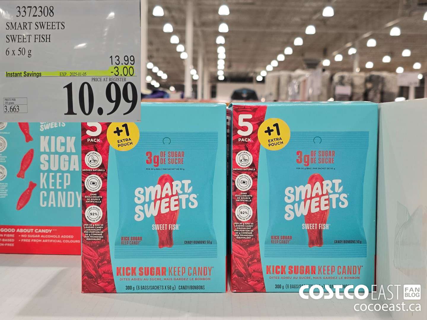 3372308 SMART SWEETS SWEET FISH 6x50 g ($3.00 INSTANT SAVINGS EXPIRES ON 2025-01-05) $10.99