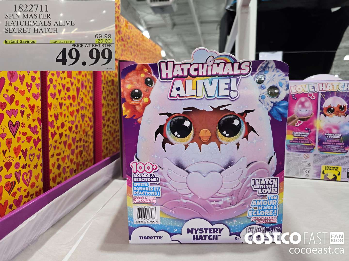 1822711 SPIN MASTER HATCHIMALS ALIVE SECRET HATCH ($20.00 INSTANT SAVINGS EXPIRES ON 2024-12-15) $49.99