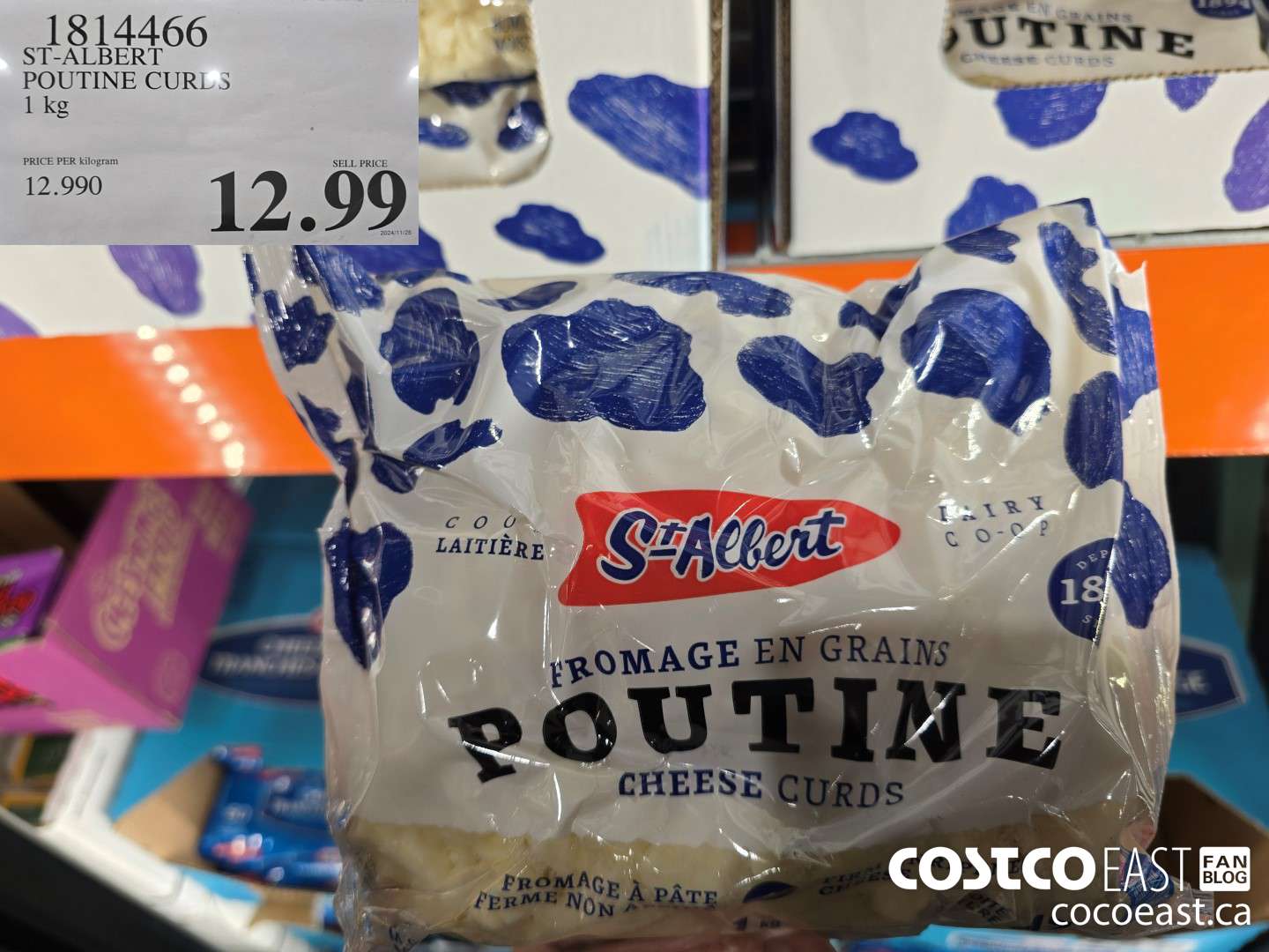 1814466 ST-ALBERT POUTINE CURDS 1 kg $12.99