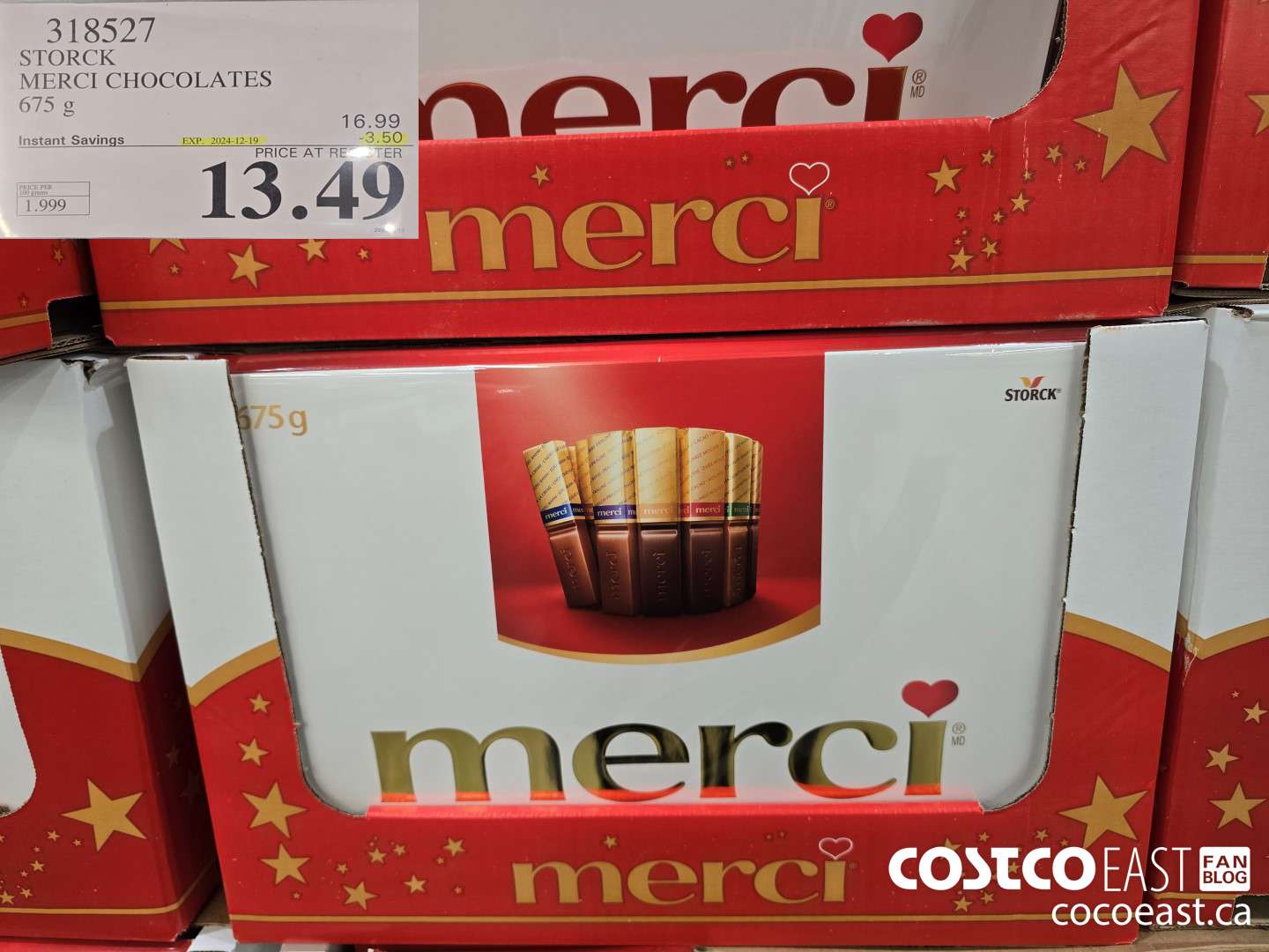 318527 STORCK MERCI CHOCOLATE 675G ($3.50 INSTANT SAVINGS EXPIRES ON 2024-12-19) $13.49