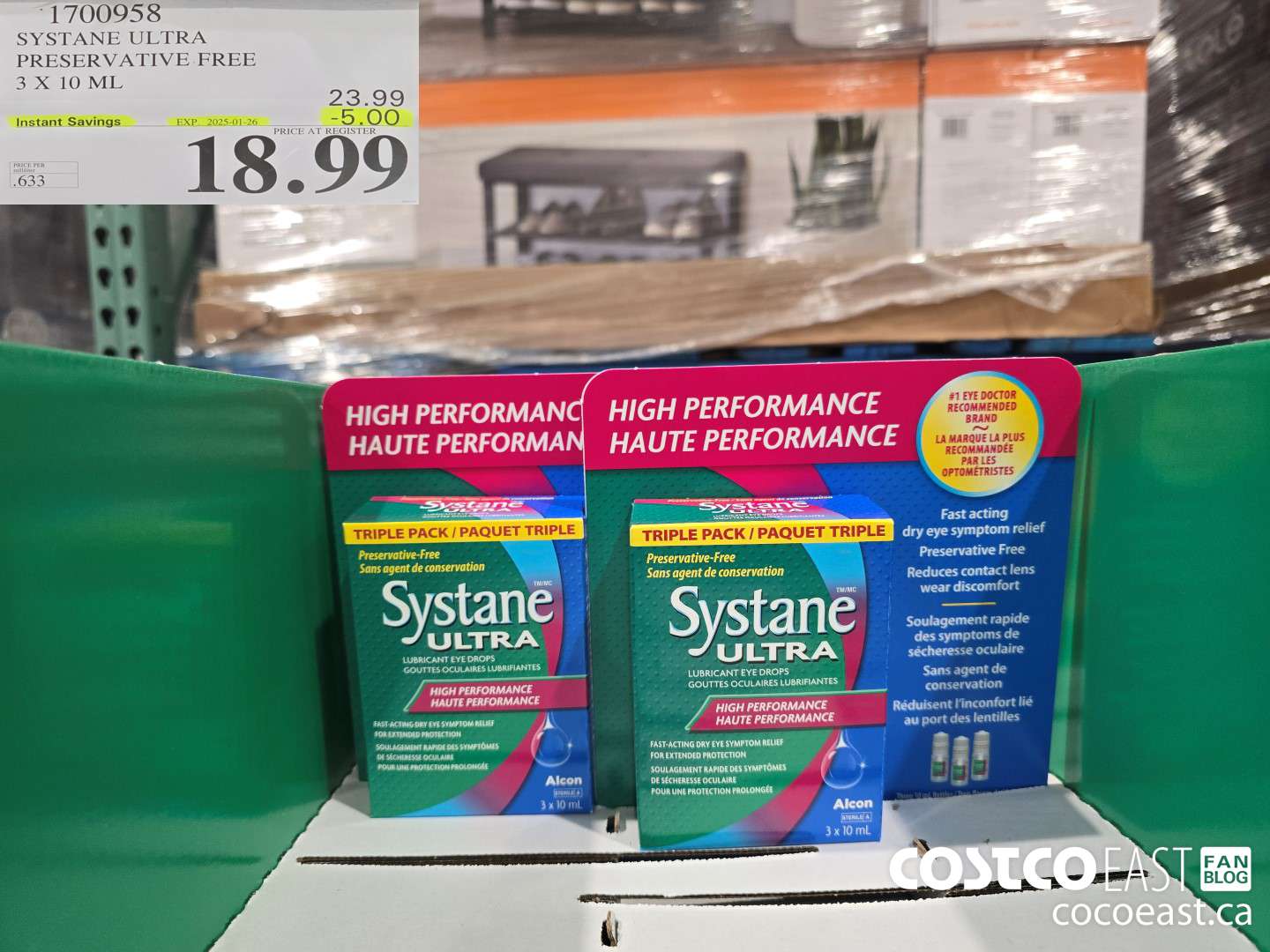 1700958 SYSTANE ULTRA PRESERVATIVE FREE 3 X 10 ML ($5.00 INSTANT SAVINGS EXPIRES ON 2025-01-26) $18.99