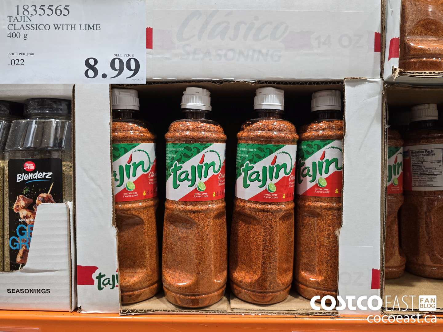 1835565 TAJIN CLASSICO WITH LIME 400 g $8.99