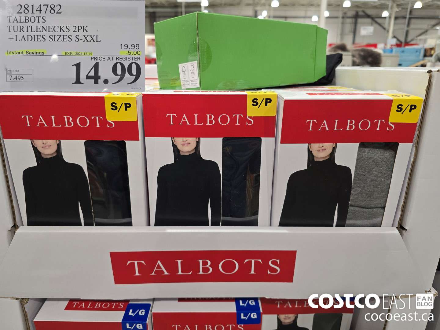 2814782 TALBOTS TURTLENECKS 2PK +LADIES SIZES S-XXL ($5.00 INSTANT SAVINGS EXPIRES ON 2024-12-15) $14.99