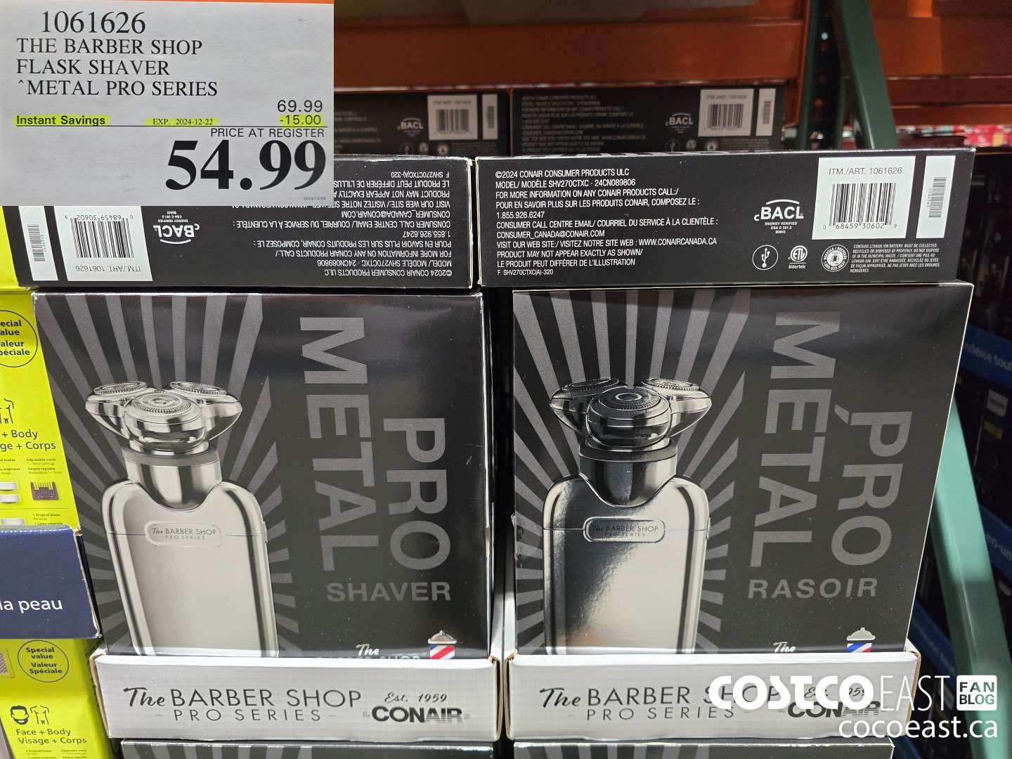 1061626 THE BARBER SHOP FLASK SHAVER METAL PRO SERIES ($15.00 INSTANT SAVINGS EXPIRES ON 2024-12-22) $54.99