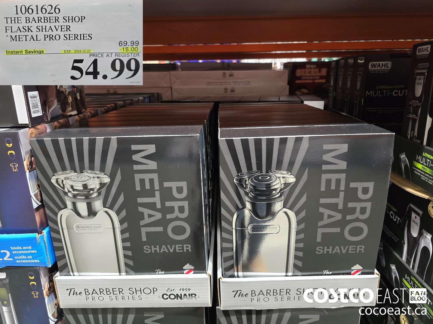 1061626 THE BARBER SHOP FLASK SHAVER METAL PRO SERIES ($15.00 INSTANT SAVINGS EXPIRES ON 2024-12-22) $54.99