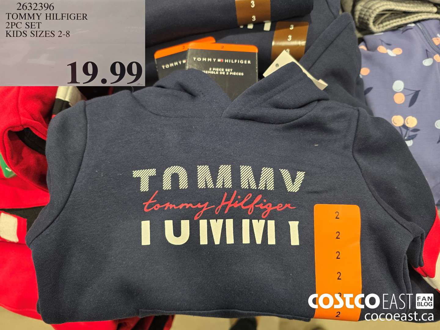 2632396 TOMMY HILFIGER 2PC SET KIDS SIZES 2-8 $19.99