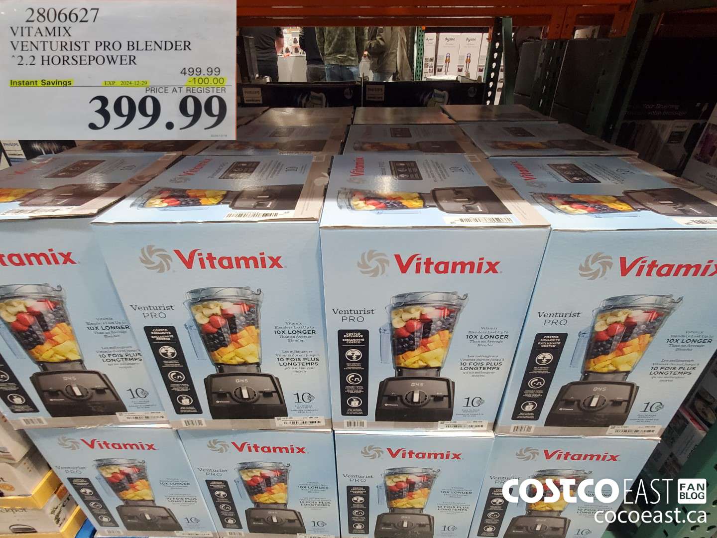 2806627 VITAMIX VENTURIST PRO BLENDER 2.2 HORSEPOWER ($100.00 INSTANT SAVINGS EXPIRES ON 2024-12-29) $399.99