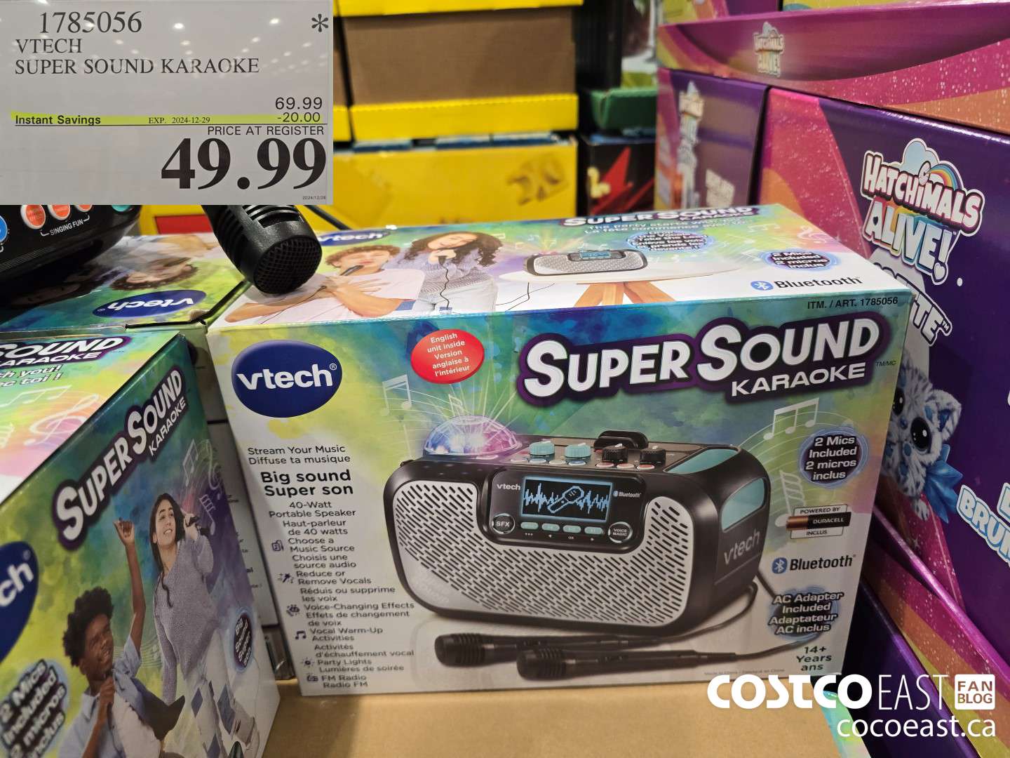 1785056 VTECH SUPER SOUND KARAOKE ($20.00 INSTANT SAVINGS EXPIRES ON 2024-12-29) $49.99