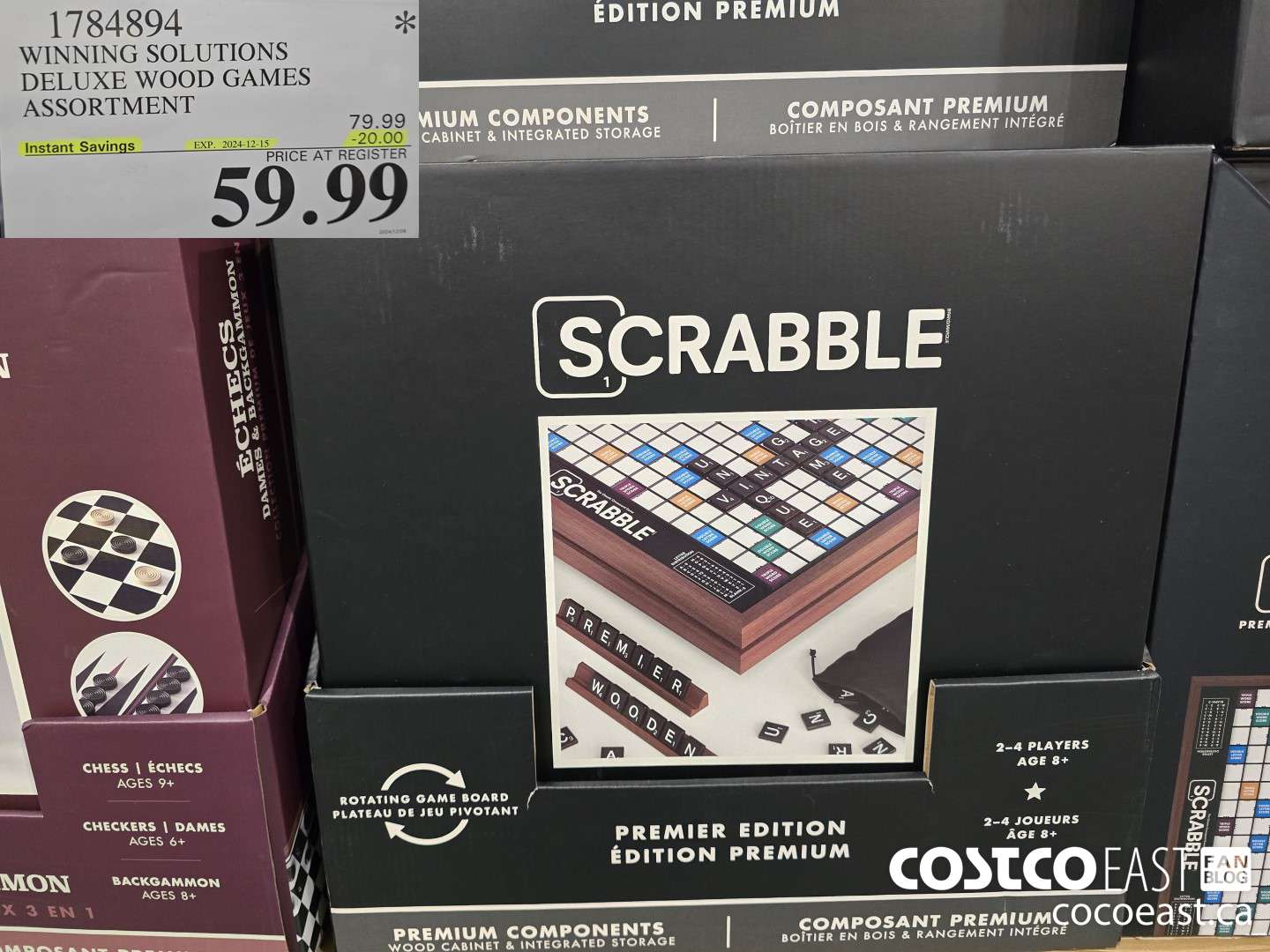 1784894 WINNING SOLUTIONS DELUXE WOOD GAMES ASSORTMENT ($20.00 INSTANT SAVINGS EXPIRES ON 2024-12-15) $59.99