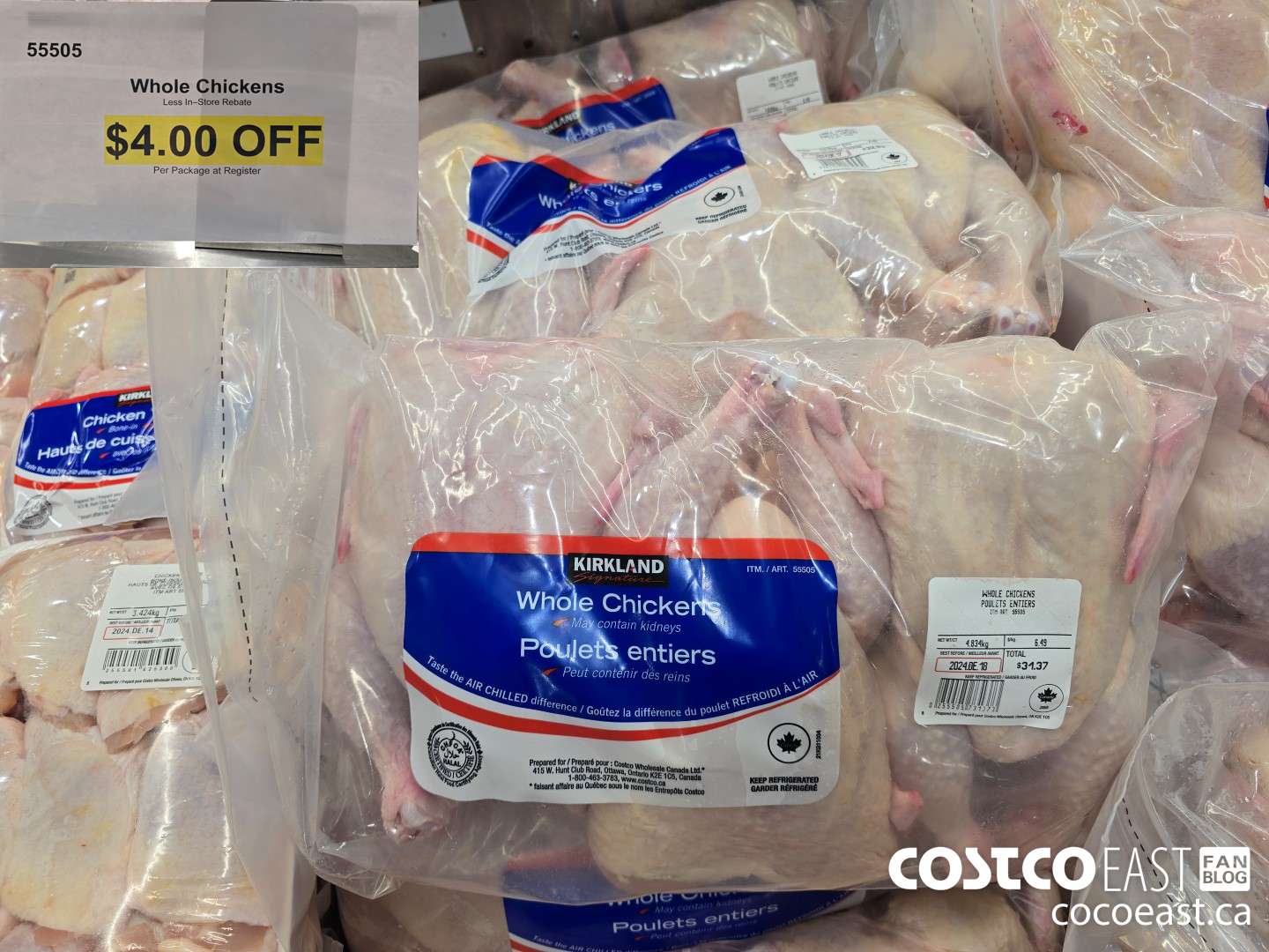 55505 Whole Chickens ($4.00 INSTANT SAVINGS)