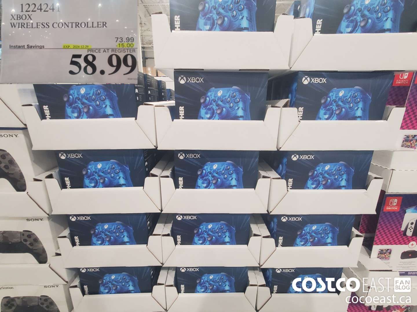 1224241 XBOX WIRELESS CONTROLLER ($15.00 INSTANT SAVINGS EXPIRES ON 2024-12-29) $58.99