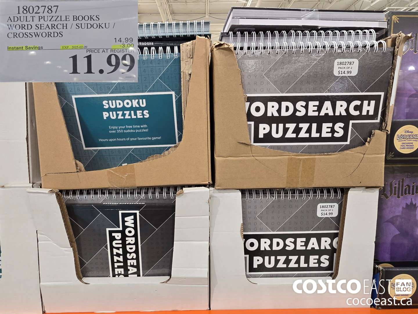 1802787 ADULT PUZZLE BOOKS WORD SEARCH / SUDOKU / CROSSWORDS 3.00 (EXPIRES ON 2025-02-09) $11.99