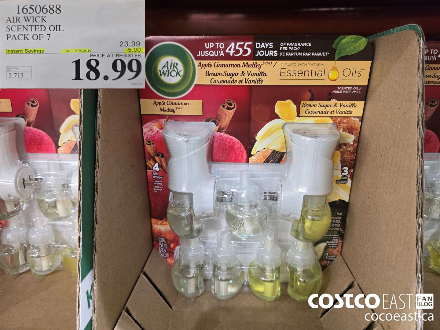 1650688 AIR WICK SCENTED OIL PACK OF 7 ($5.00 INSTANT SAVINGS EXPIRES ON 2025-01-19) $18.99