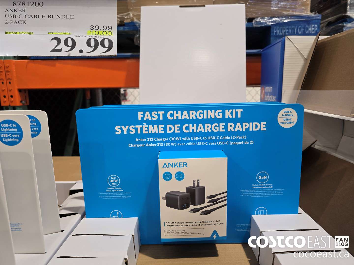 8781200 ANKER USB-C CABLE BUNDLE 2-PACK ($10.00 INSTANT SAVINGS EXPIRES ON 2025-01-26) $29.99