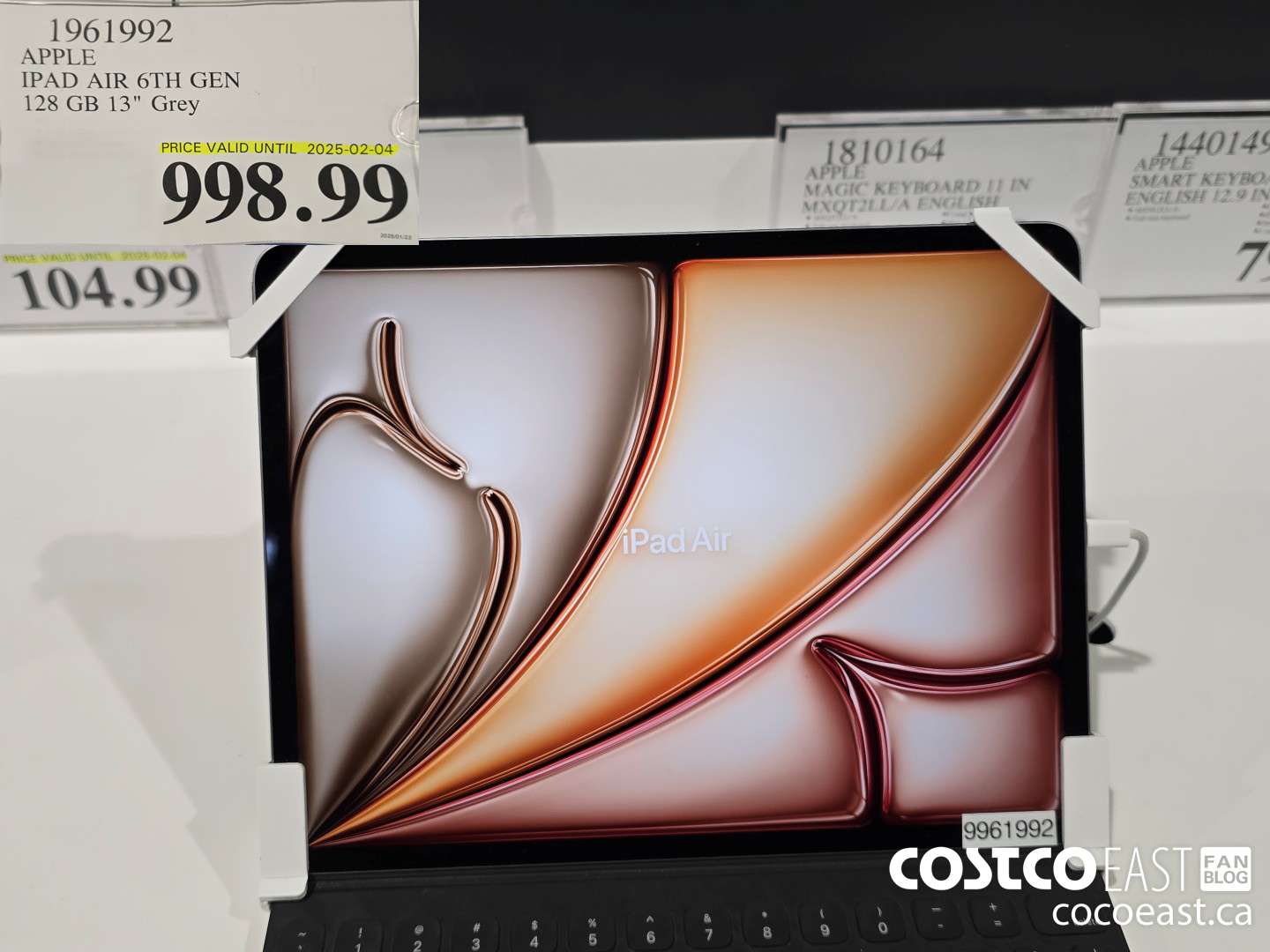 1961992 APPLE IPAD AIR 6TH GEN 128GB 13 in. Grey $998.99