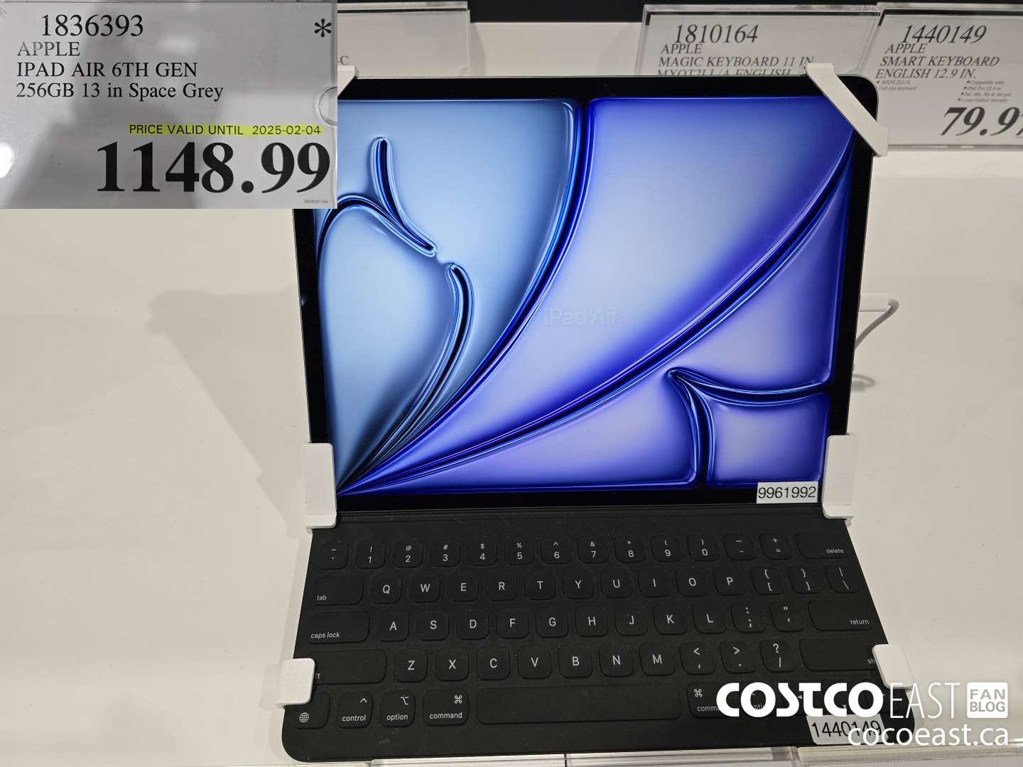 1836393 APPLE IPAD AIR 6TH GEN 256GB 13 in Space Grey $1148.99