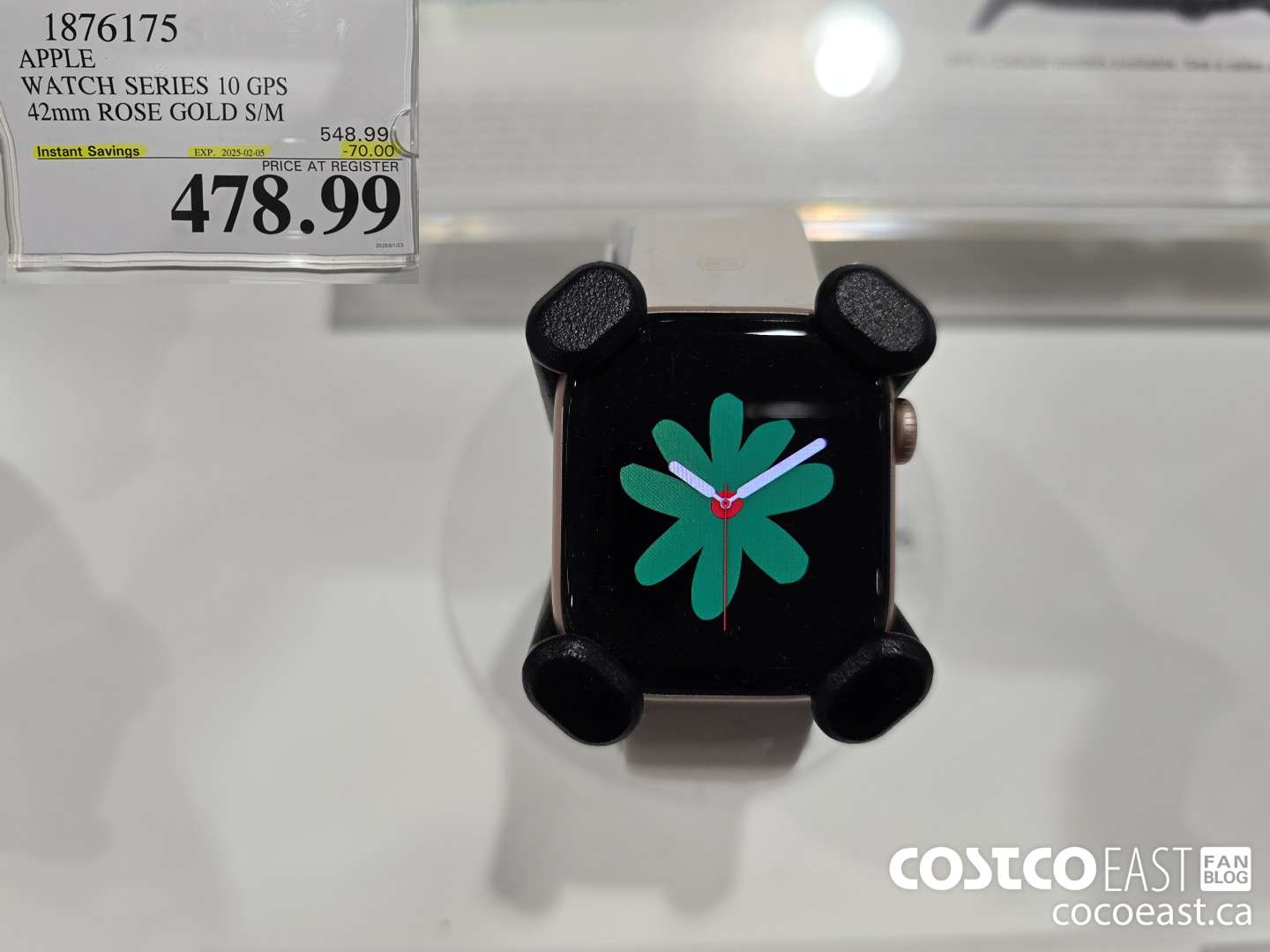 1876175 APPLE WATCH SERIES 10 GPS 42mm ROSE GOLD S/M ($70.00 INSTANT SAVINGS EXPIRES ON 2025-02-05) $478.99