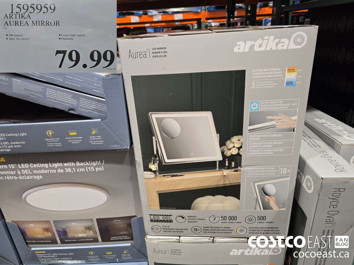 1595959 ARTIKA AUREA MIRROR $79.99