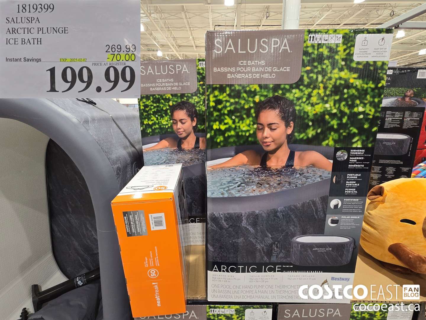 1819399 BESTWAY ARCTIC PLUNGE ICE BATH ($70.00 INSTANT SAVINGS EXPIRES ON 2025-02-02) $199.99