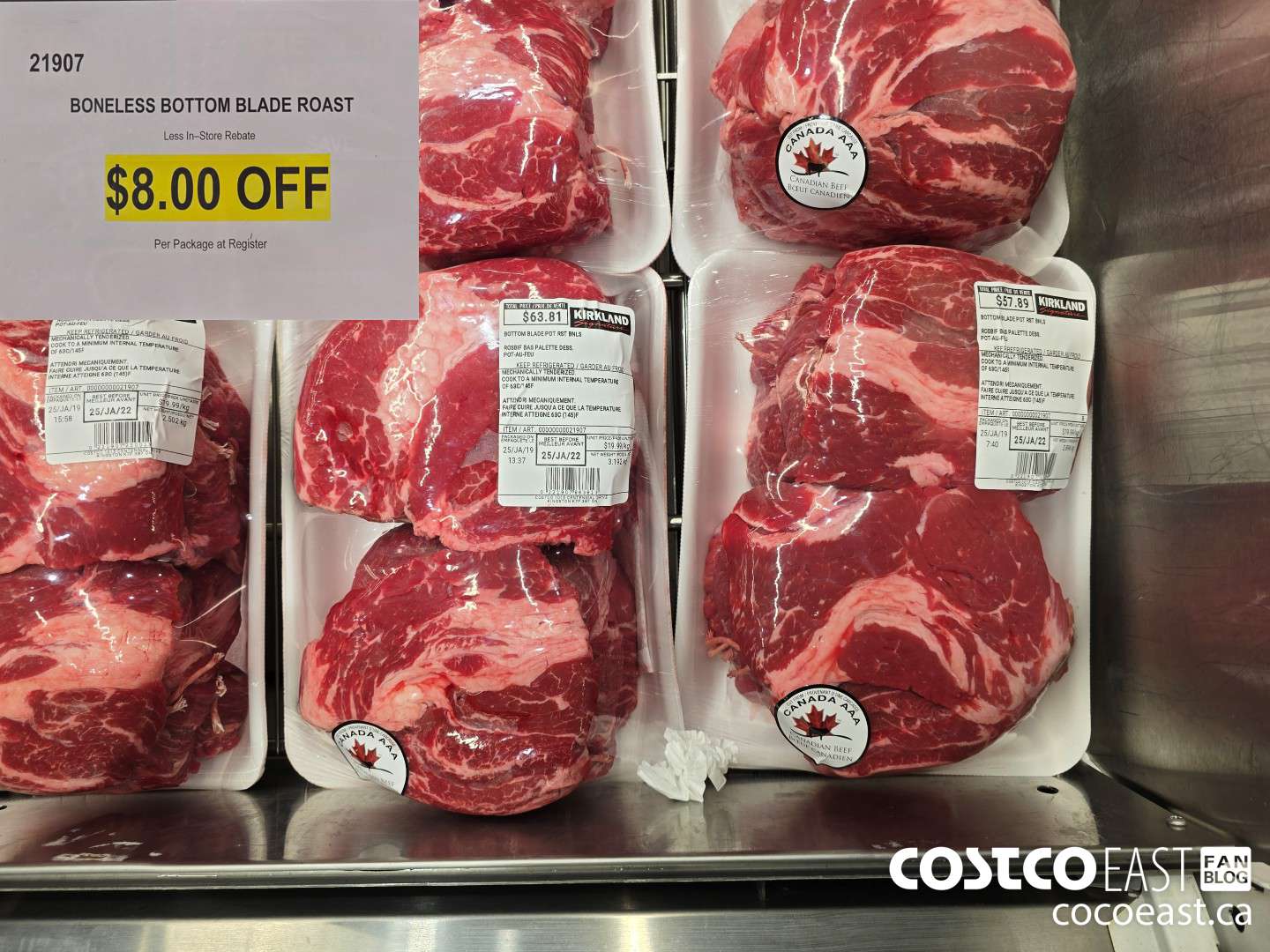 21907 BONELESS BOTTOM BLADE ROAST ($8.00 INSTANT SAVINGS)