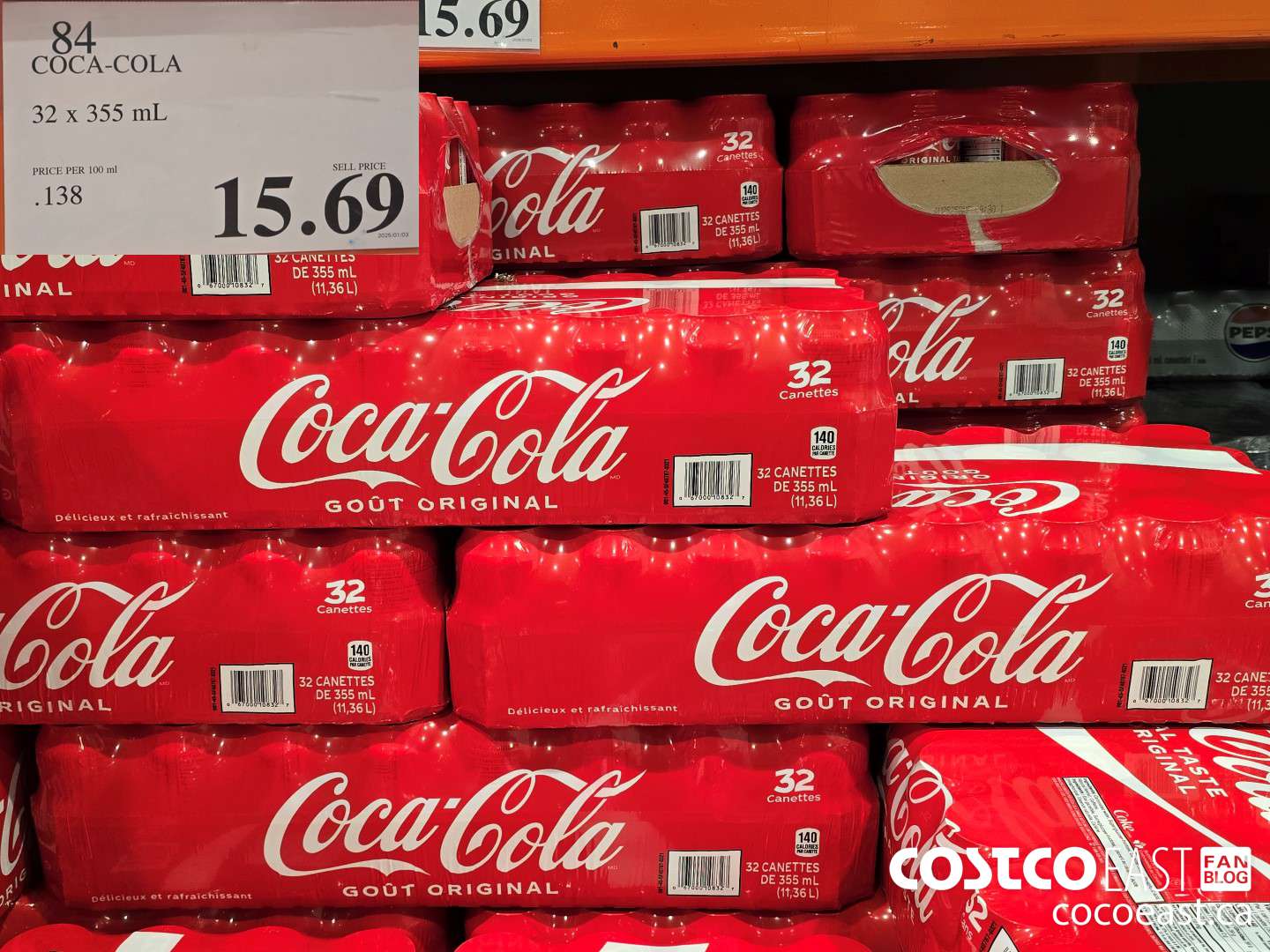 84 COCA-COLA 32 X 355 ML $15.69