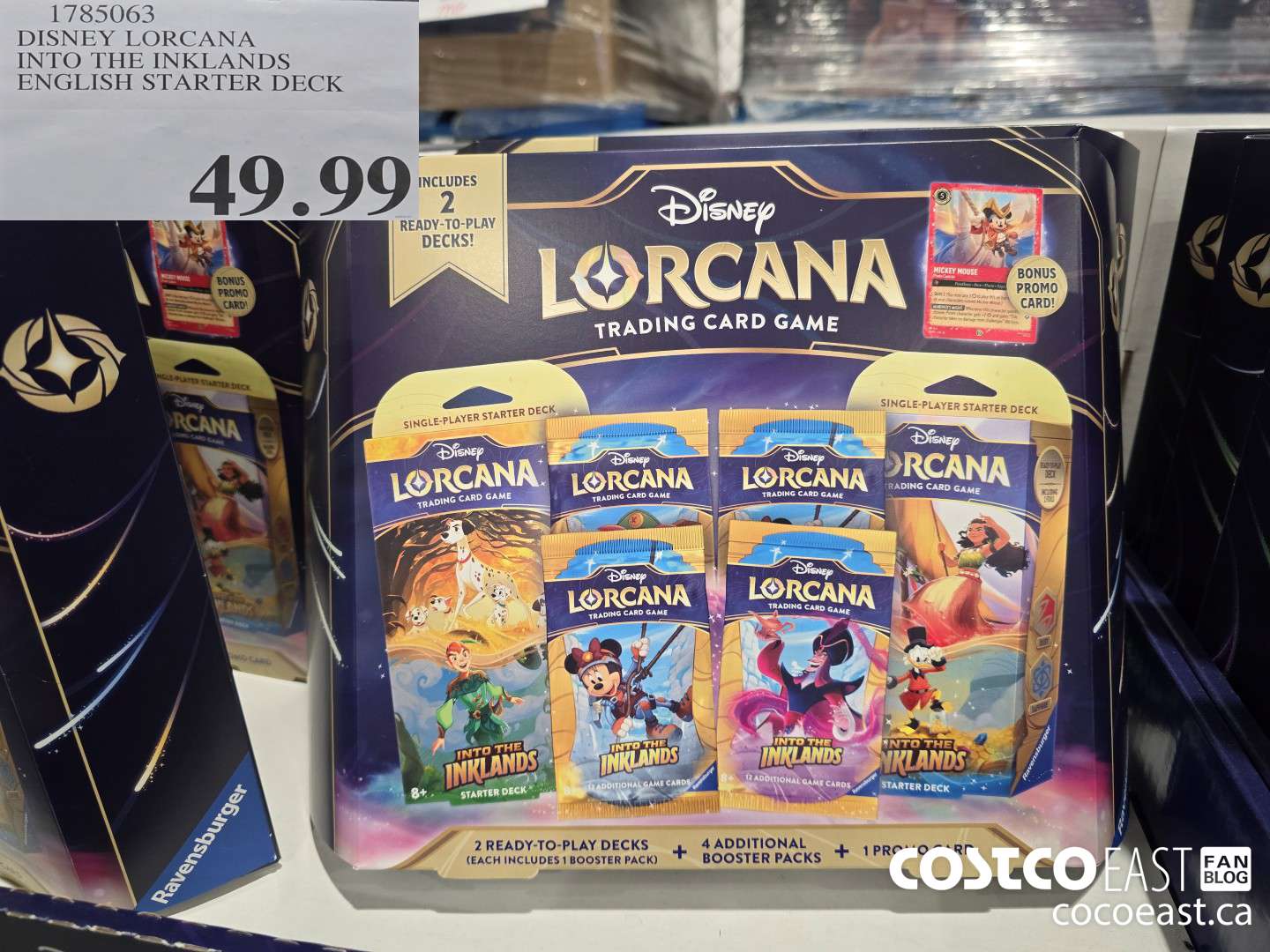 1785063 DISNEY LORCANA INTO THE INKLANDS ENGLISH STARTER DECK $49.99