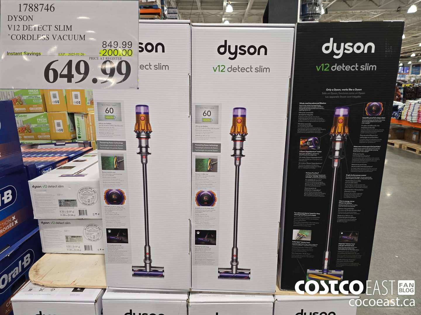 1788746 DYSON V12 DETECT SLIM CORDLESS VACUUM ($200.00 INSTANT SAVINGS EXPIRES ON 2025-01-26) $649.99
