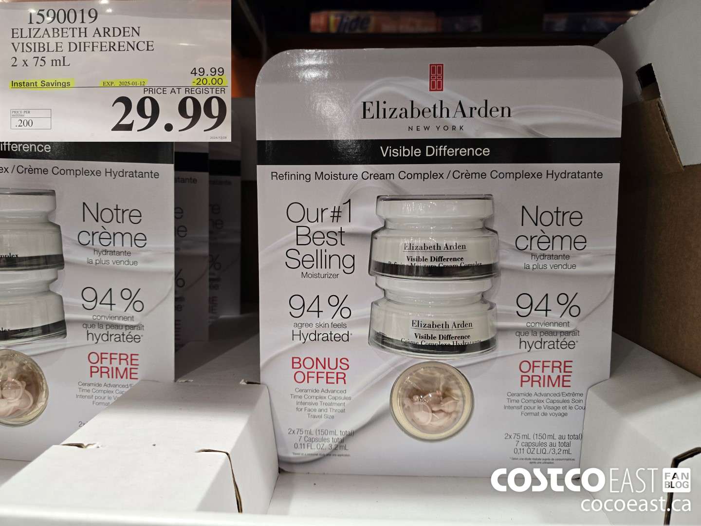 1590019 ELIZABETH ARDEN VISIBLE DIFFERENCE 2 x 75 mL ($20.00 INSTANT SAVINGS EXPIRES ON 2025-01-12) $29.99