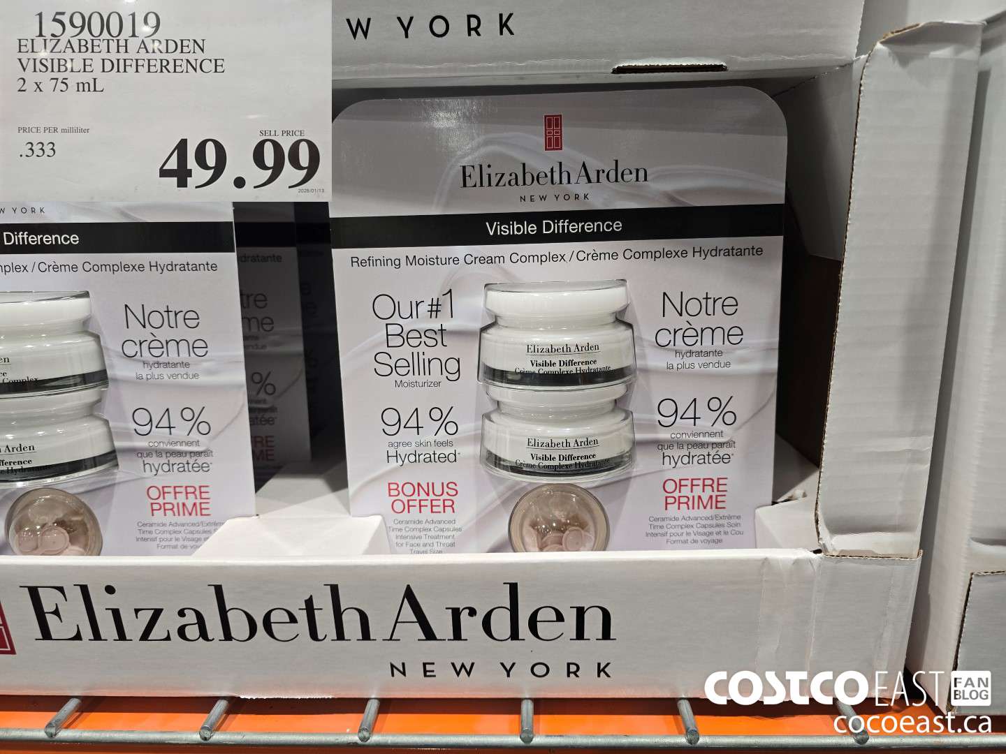 1590019 ELIZABETH ARDEN VISIBLE DIFFERENCE 2 x 75 mL $49.99