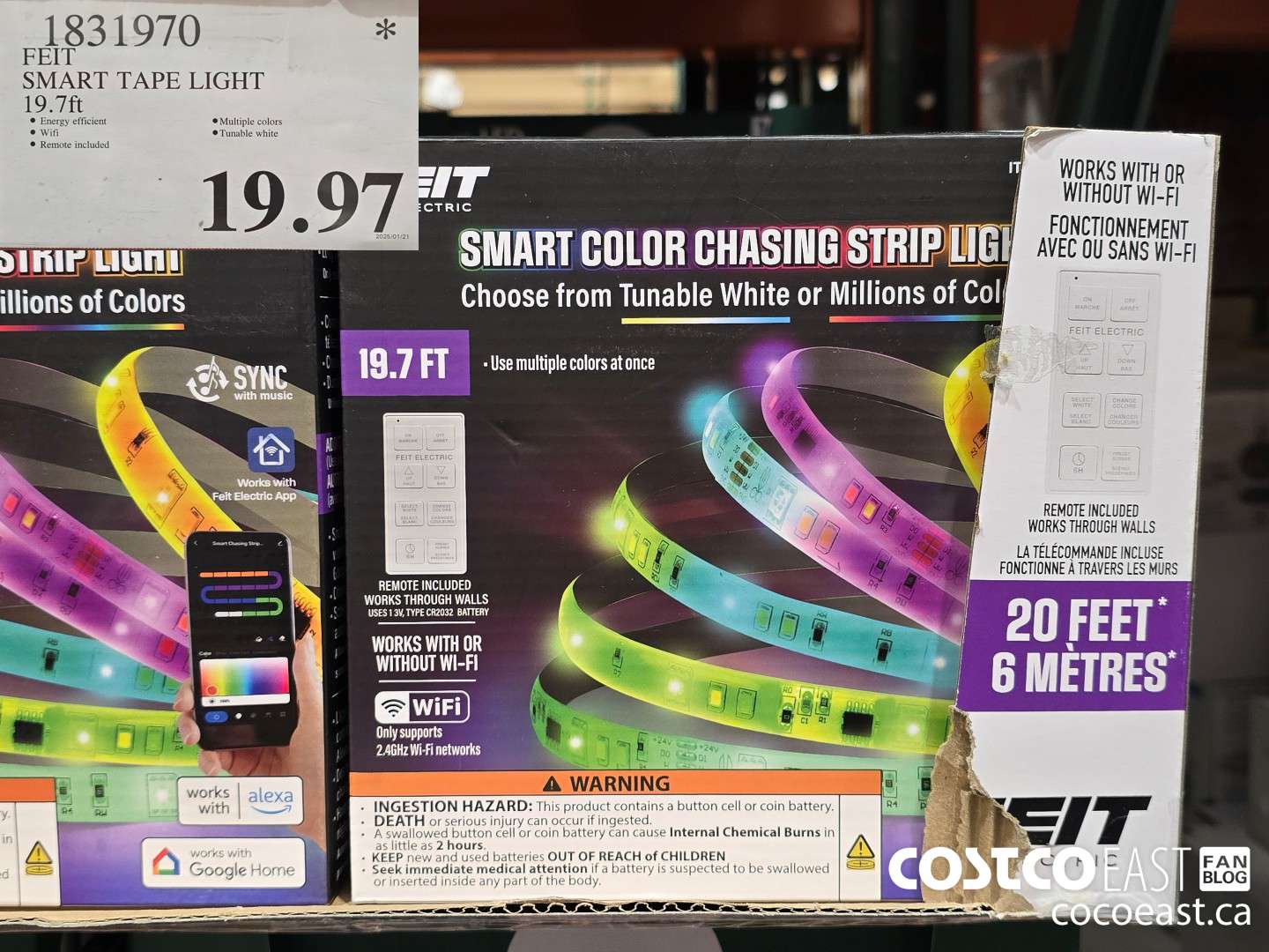 1831970 FEIT SMART TAPE LIGHT 19.7ft $19.97