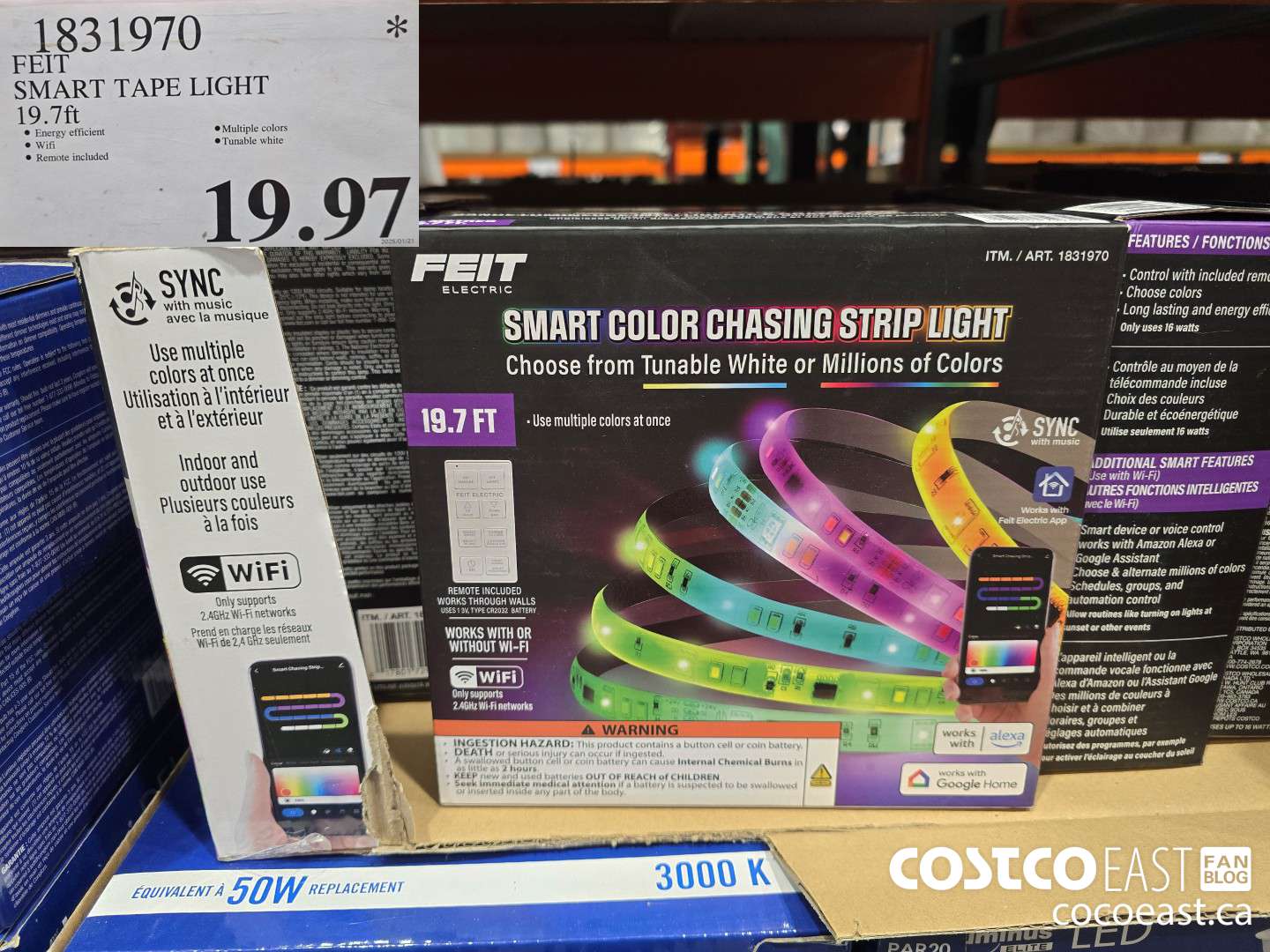 1831970 FEIT SMART TAPE LIGHT 19.7ft $19.97