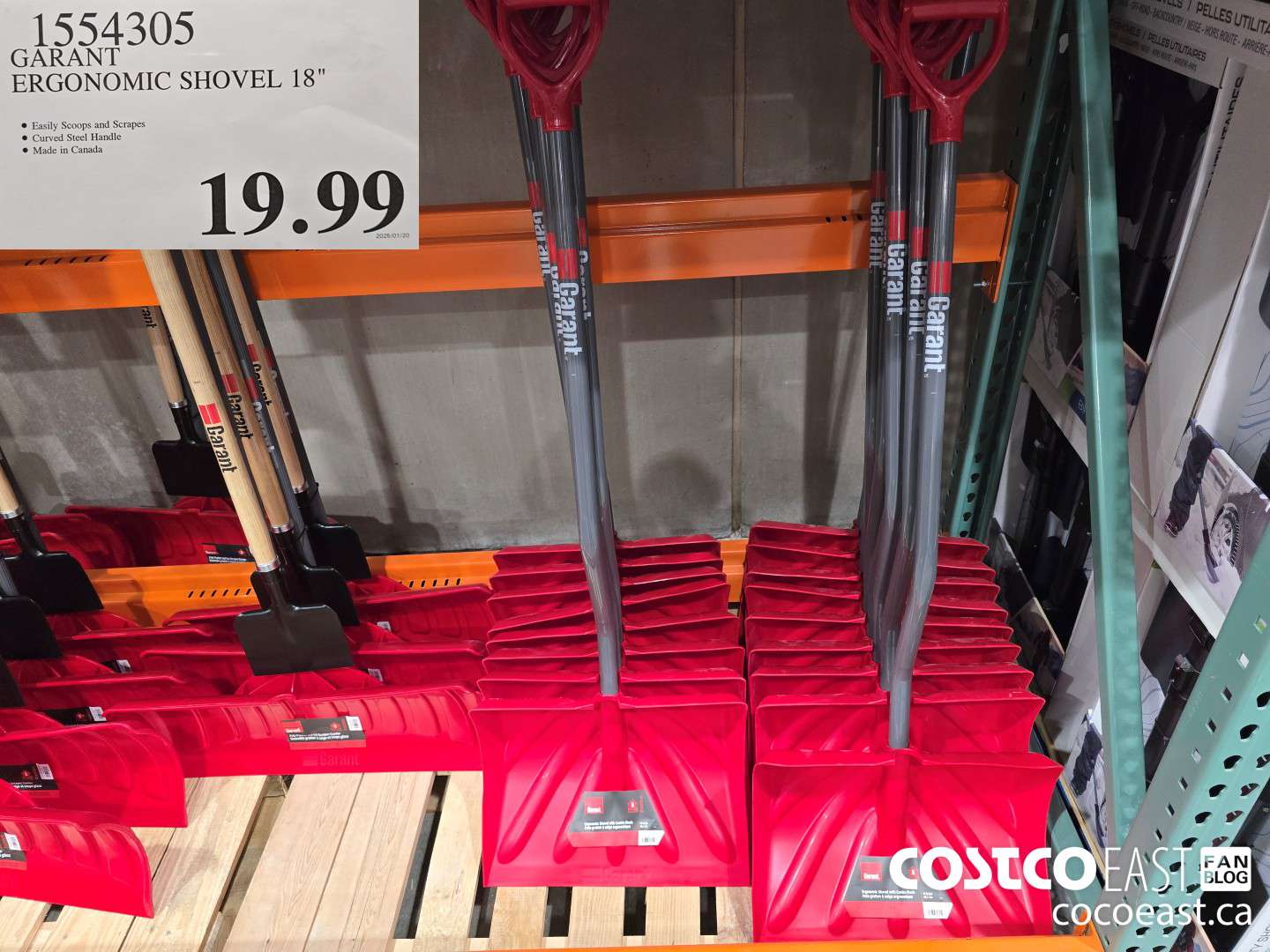 1554305 GARANT ERGONOMIC SHOVEL 18