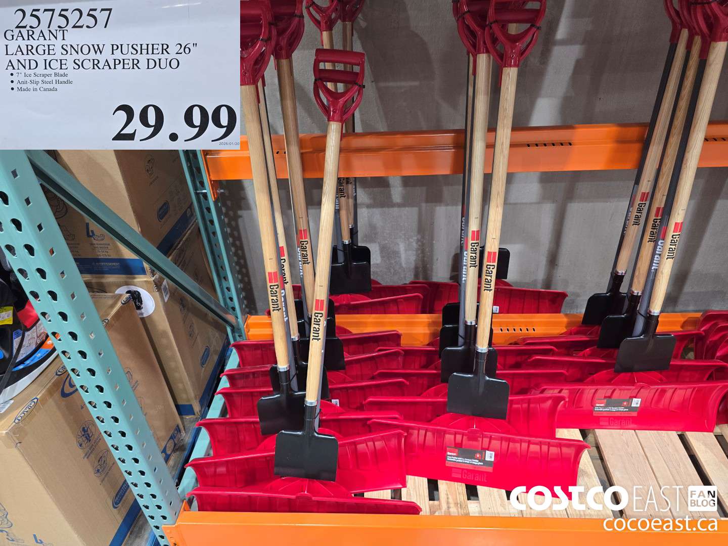 2575257 GARANT LARGE SNOW PUSHER 26