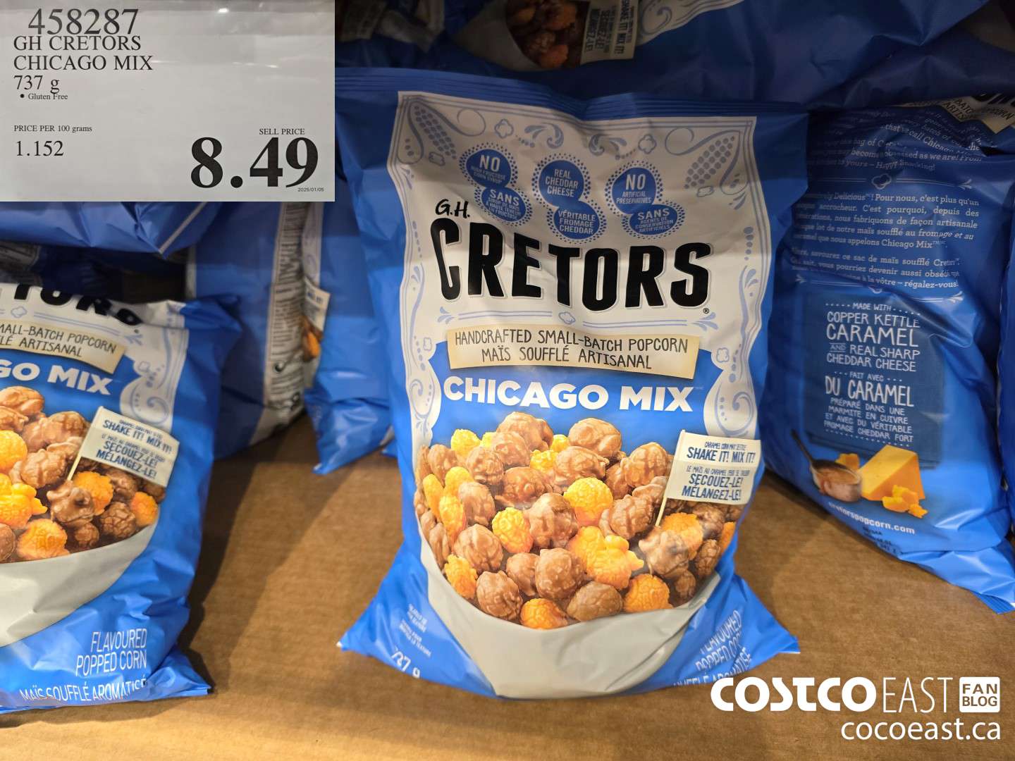 458287 GH CRETOR'S CHICAGO MIX 737 g $8.49