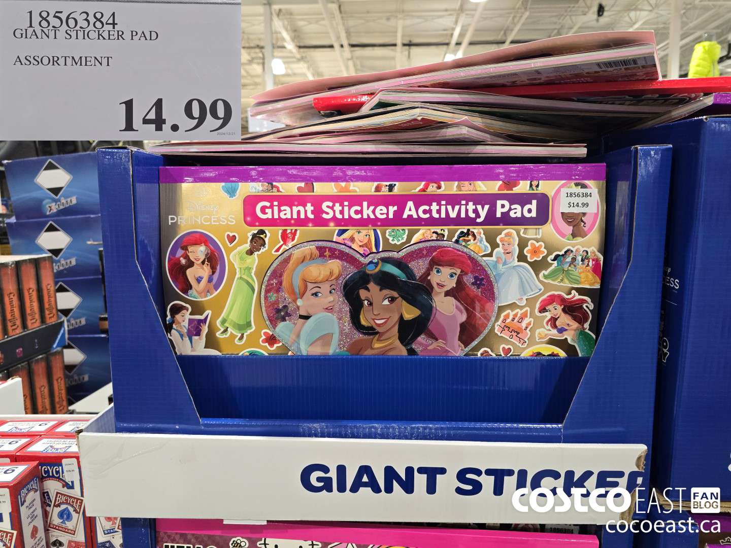 1856384 GIANT STICKER PAD ASSORTMENT $14.99