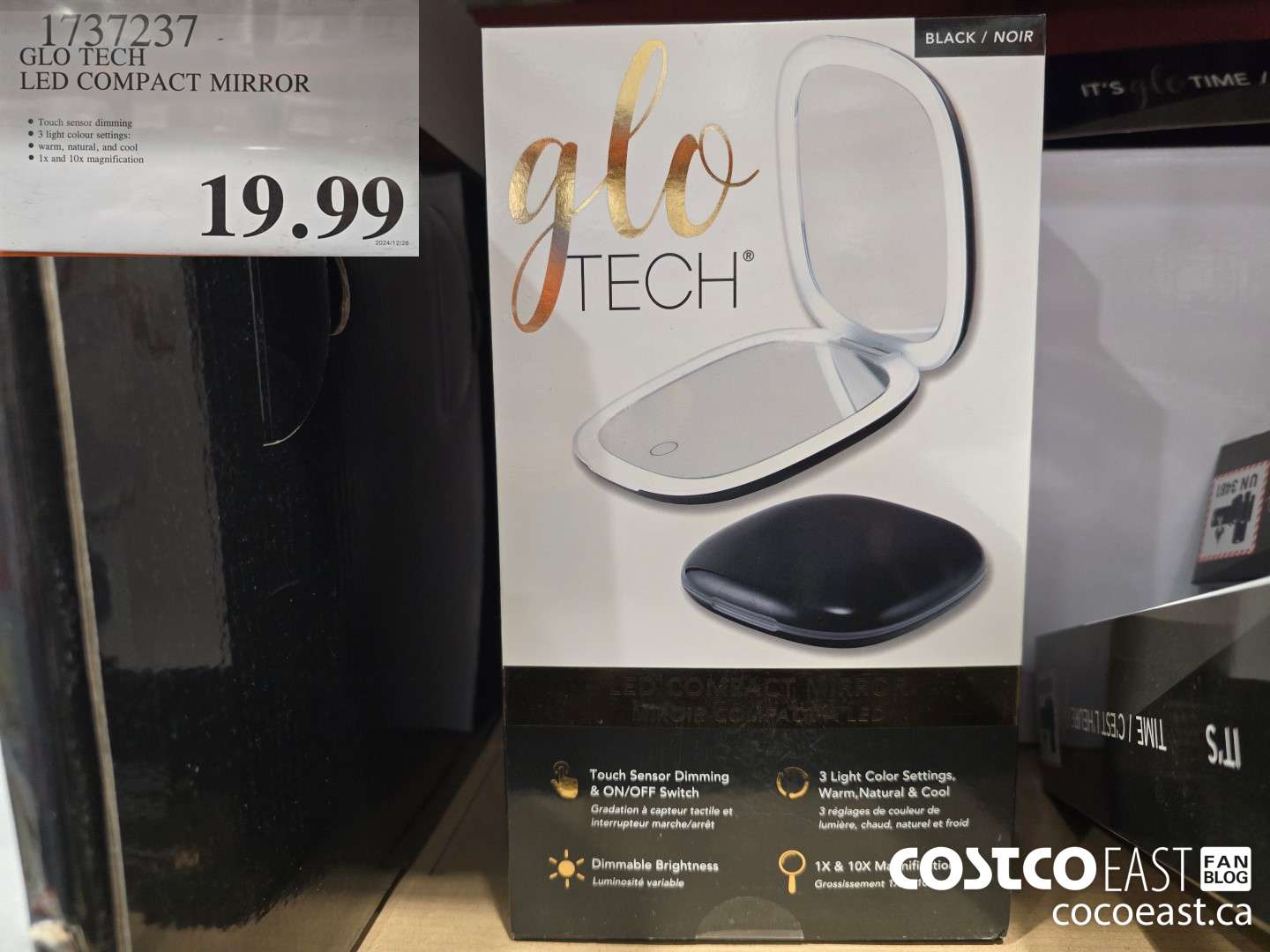 1737237 GLO TECH LED COMPACT MIRROR $19.99