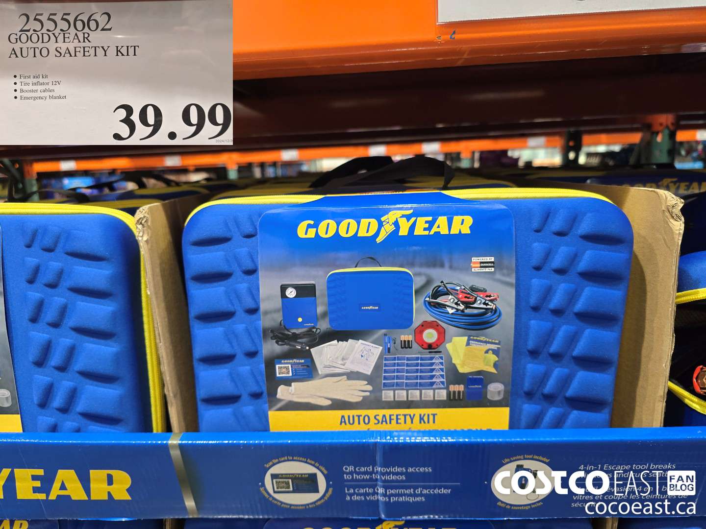 2555662 GOODYEAR AUTO SAFETY KIT $39.99