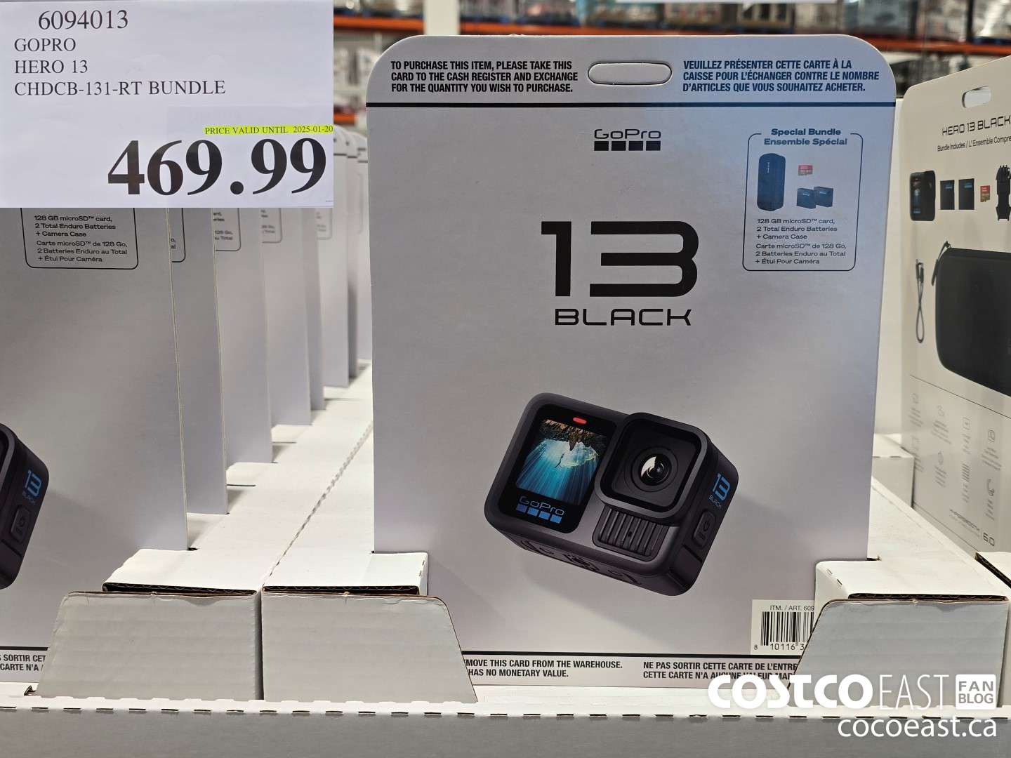 6094013 GOPRO HERO 13 CHDCB-131-RT BUNDLE $469.99