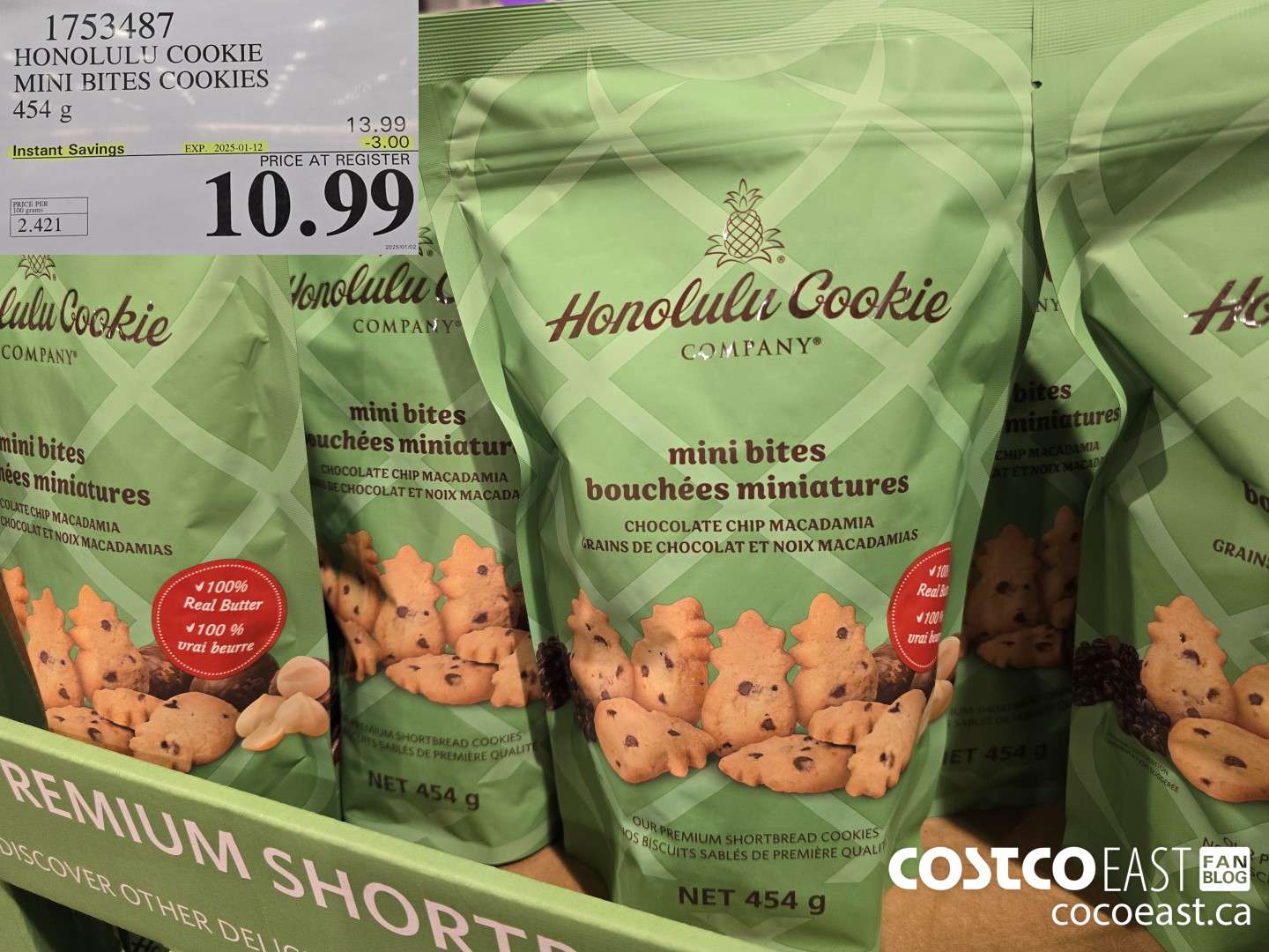 1753487 HONOLULU COOKIE MINI BITES COOKIES 454 g ($3.00 INSTANT SAVINGS EXPIRES ON 2025-01-12) $10.99