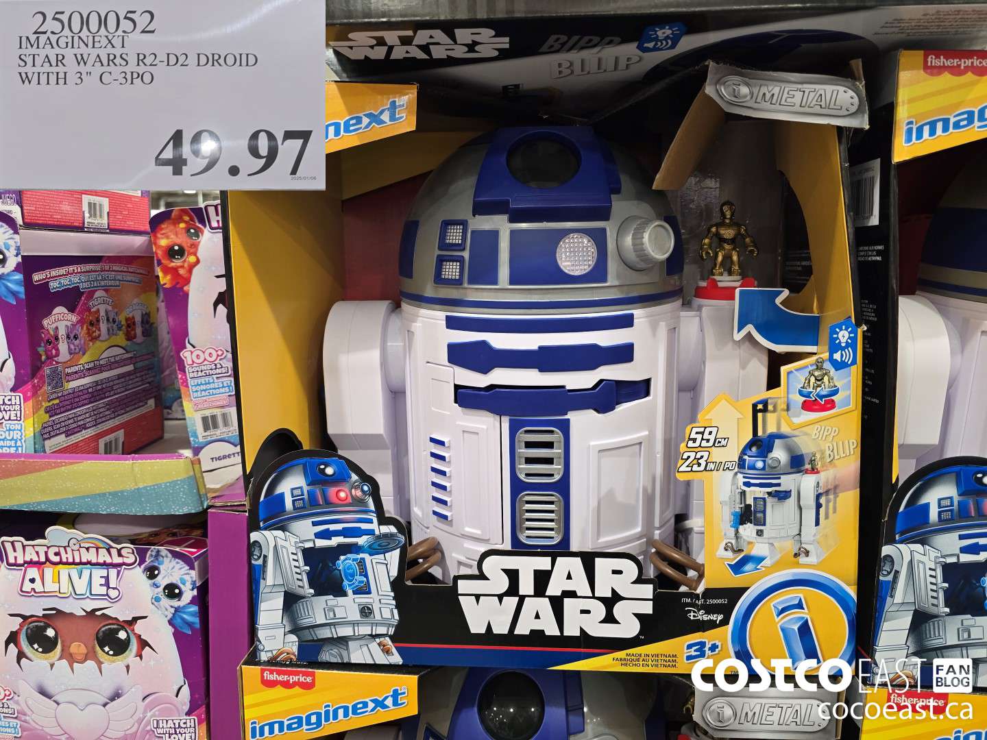 2500052 IMAGINEXT STAR WARS R2-D2 DROID WITH 3
