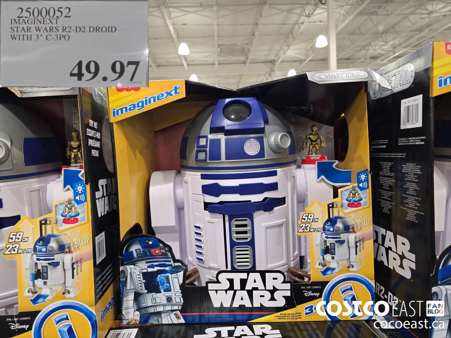 2500052 IMAGINEXT STAR WARS R2-D2 DROID WITH 3