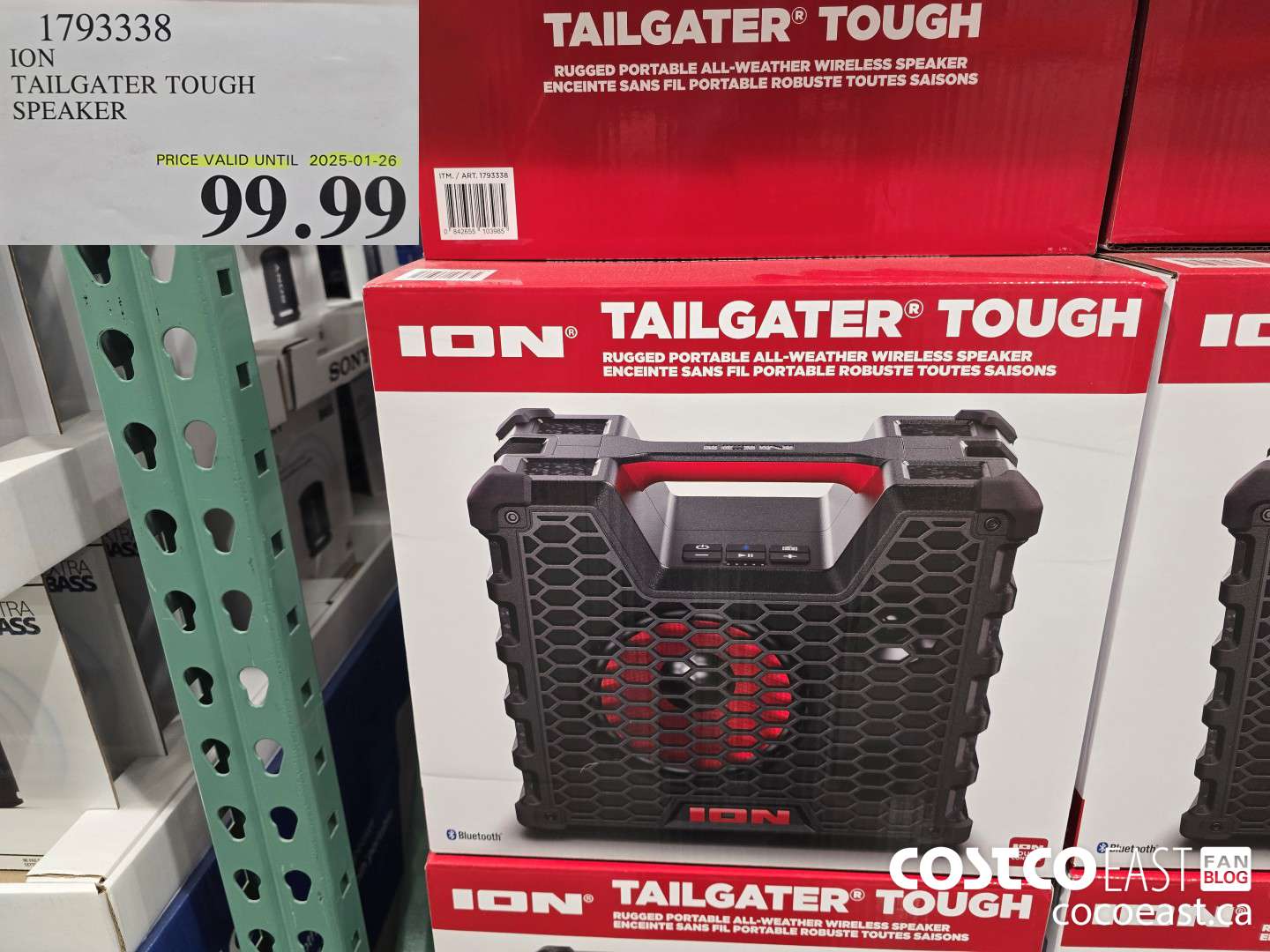 1793338 ION TAILGATER TOUGH SPEAKER $99.99