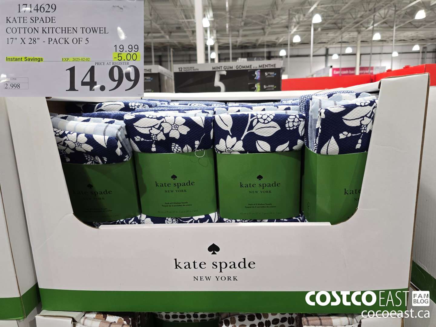 1714629 KATE SPADE COTTON KITCHEN TOWEL 17