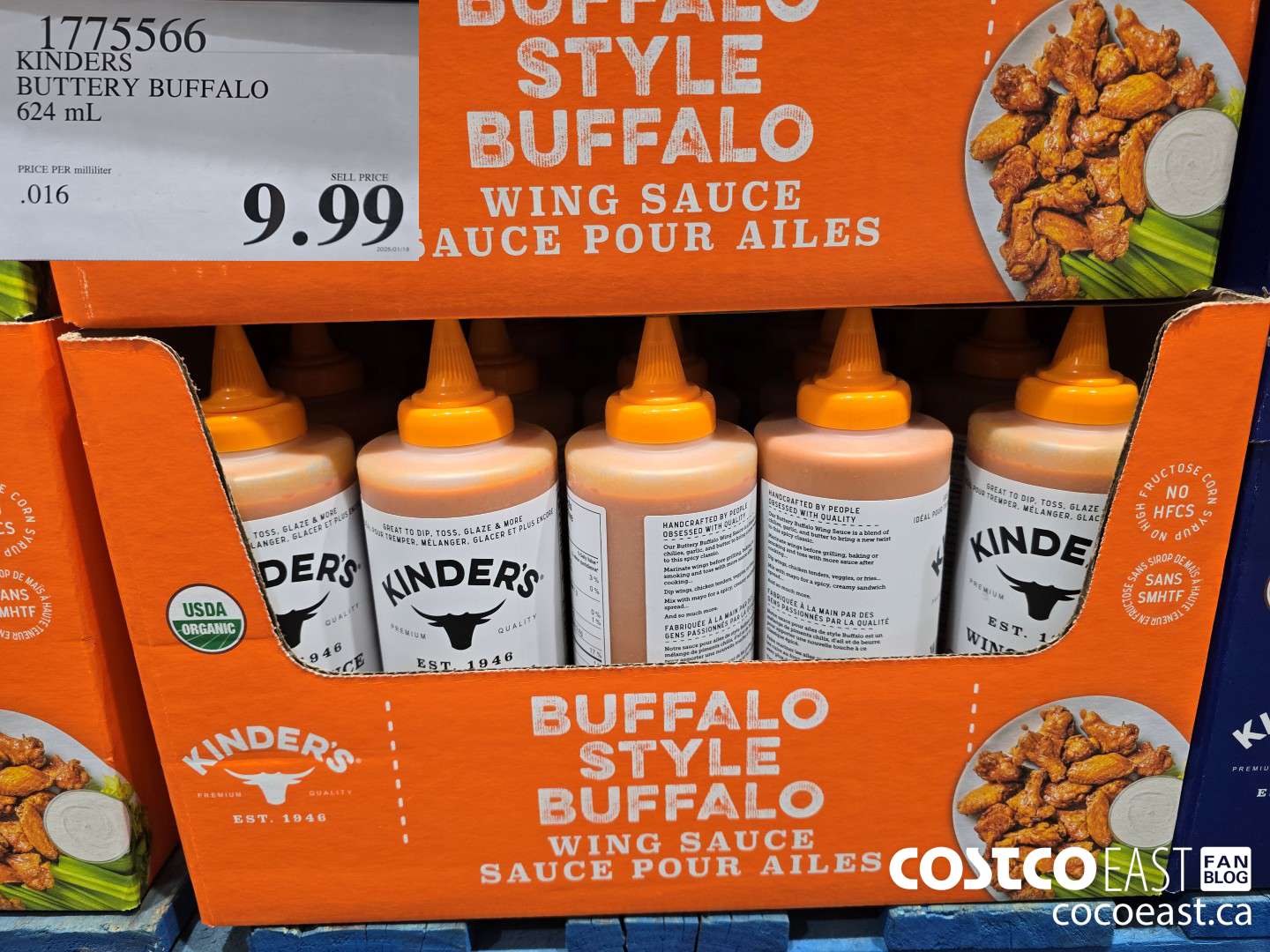 1775566 KINDERS BUTTERY BUFFALO 624 mL $9.99