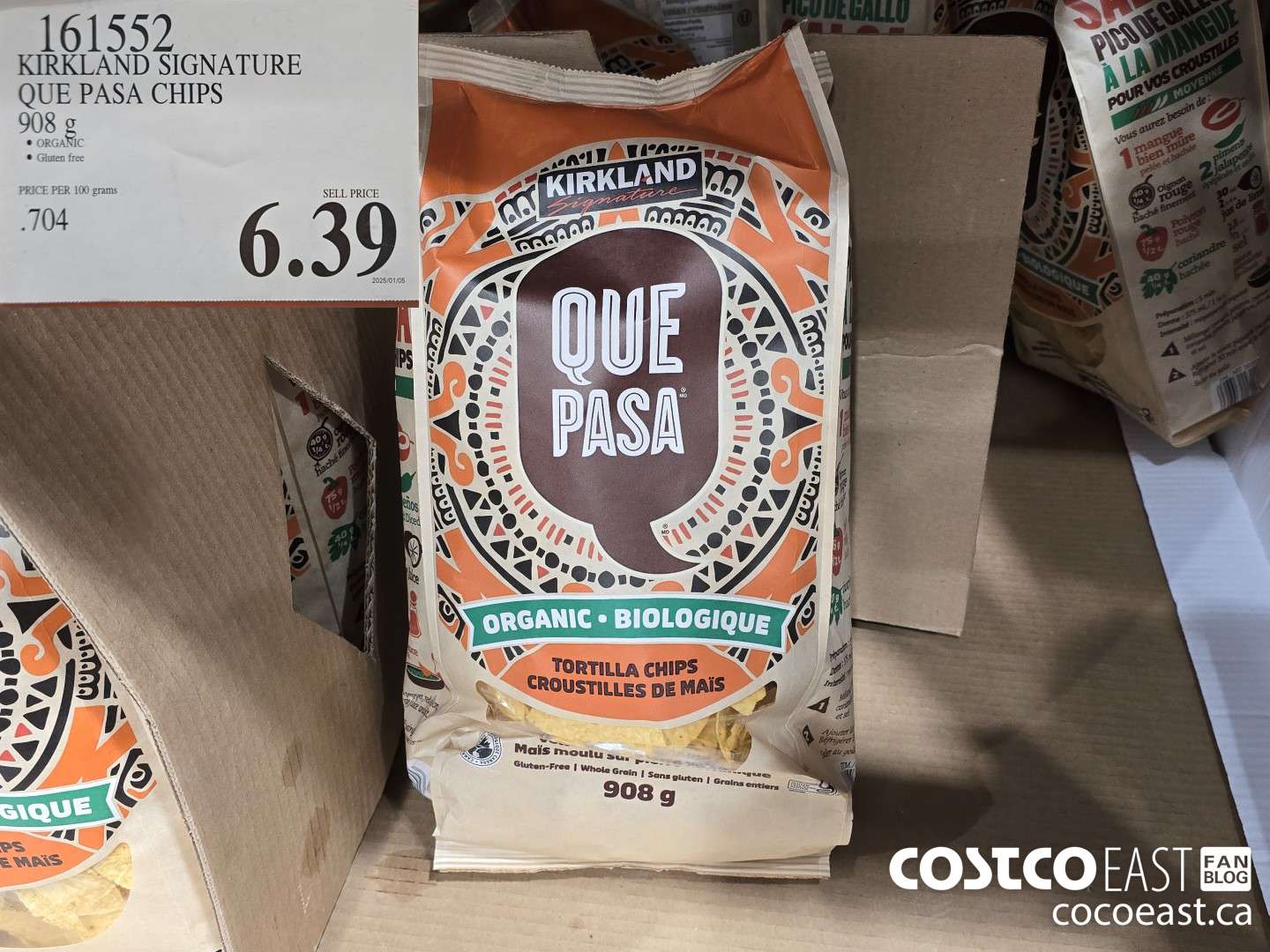 161552 KIRKLAND SIGNATURE QUE PASA CHIPS 908 g $6.39