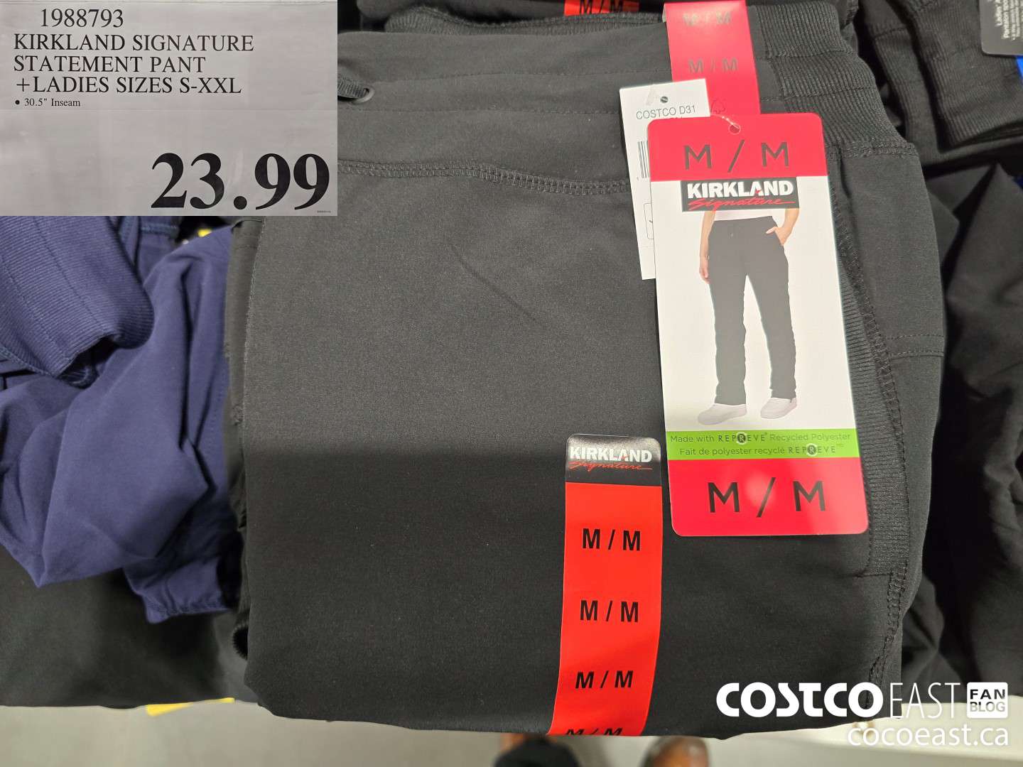 1988793 KIRKLAND SIGNATURE STATEMENT PANT + LADIES SIZES S-XXL $23.99