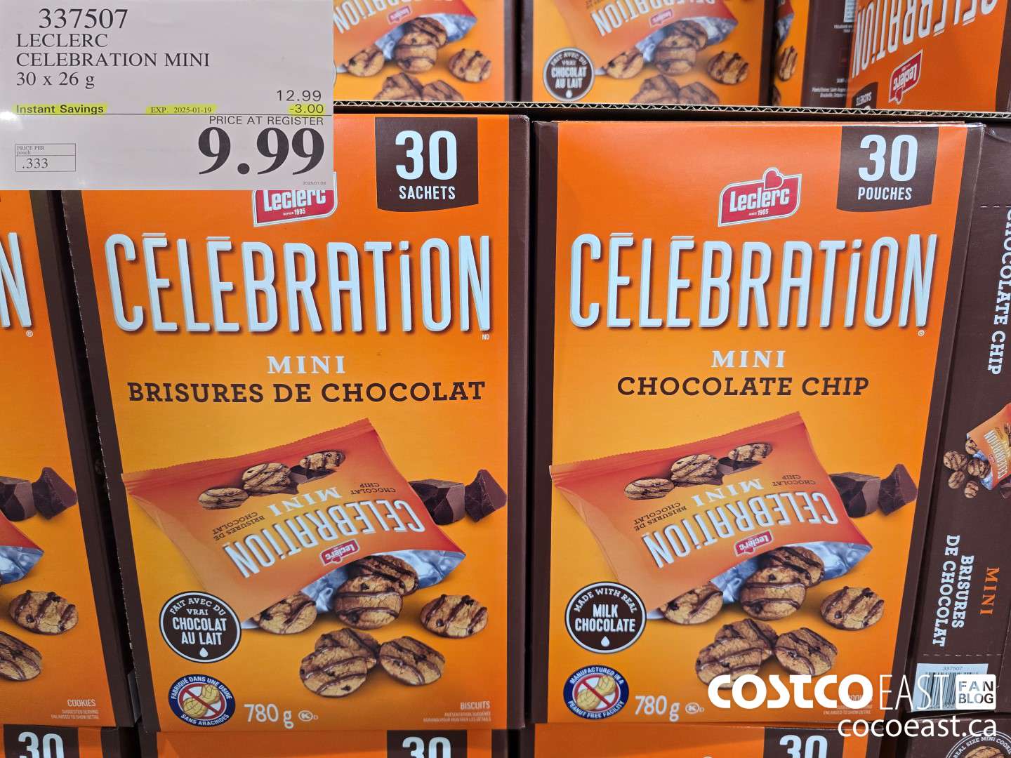 337507 LECLERC CELEBRATION MINI 30 X 26 G ($3.00 INSTANT SAVINGS EXPIRES ON 2025-01-19) $9.99