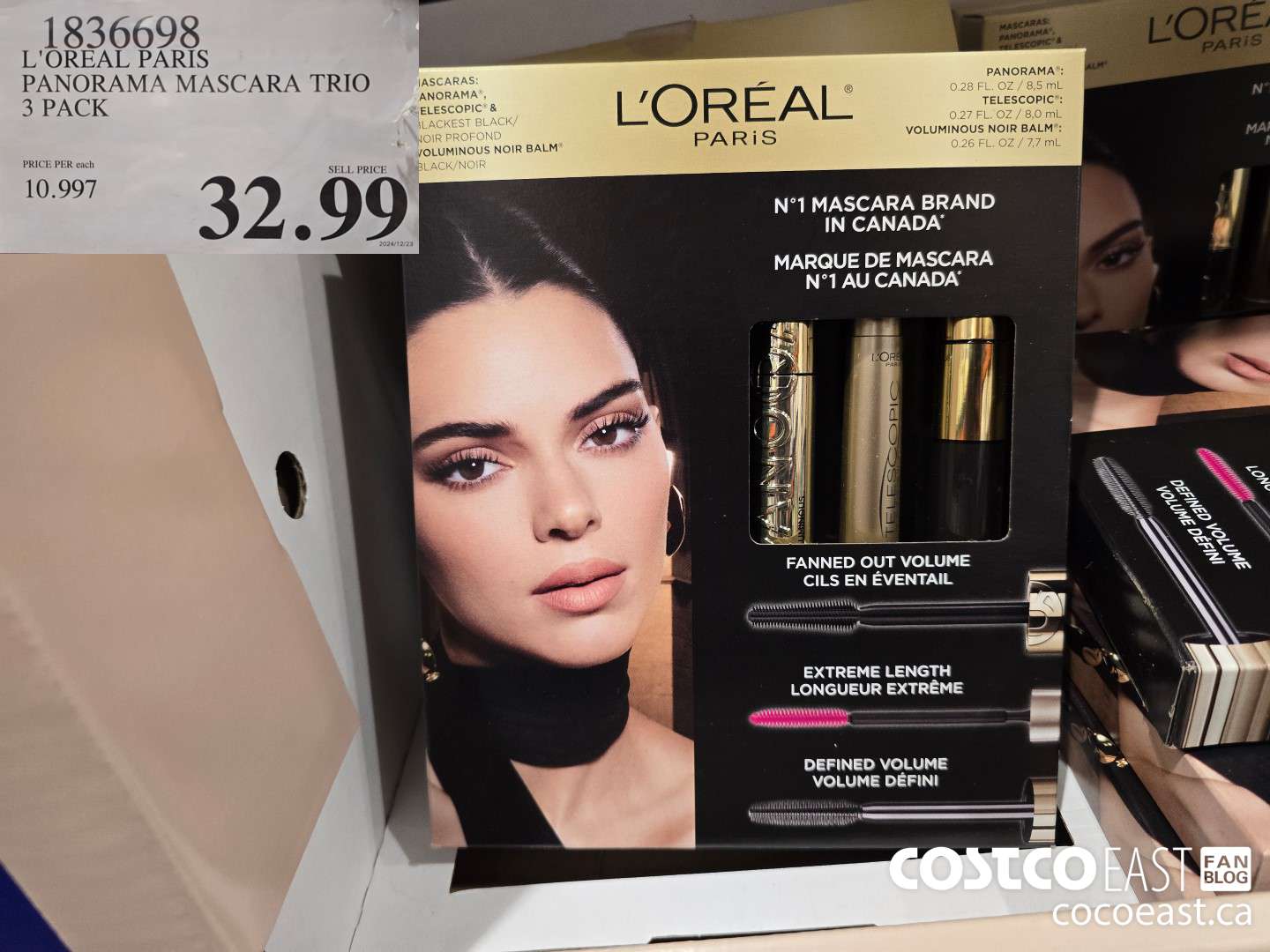 1836698 L'OREAL PARIS PANORAMA MASCARA TRIO 3 PACK $32.99