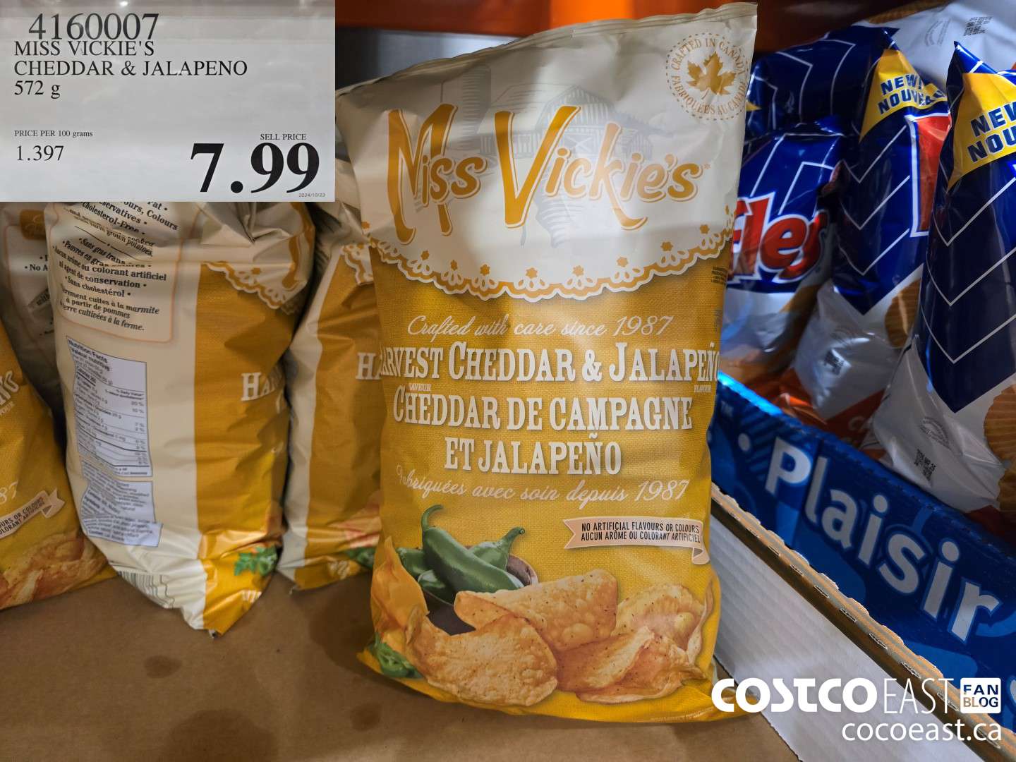 4160007 MISS VICKIE'S CHEDDAR & JALAPENO 572g $7.99