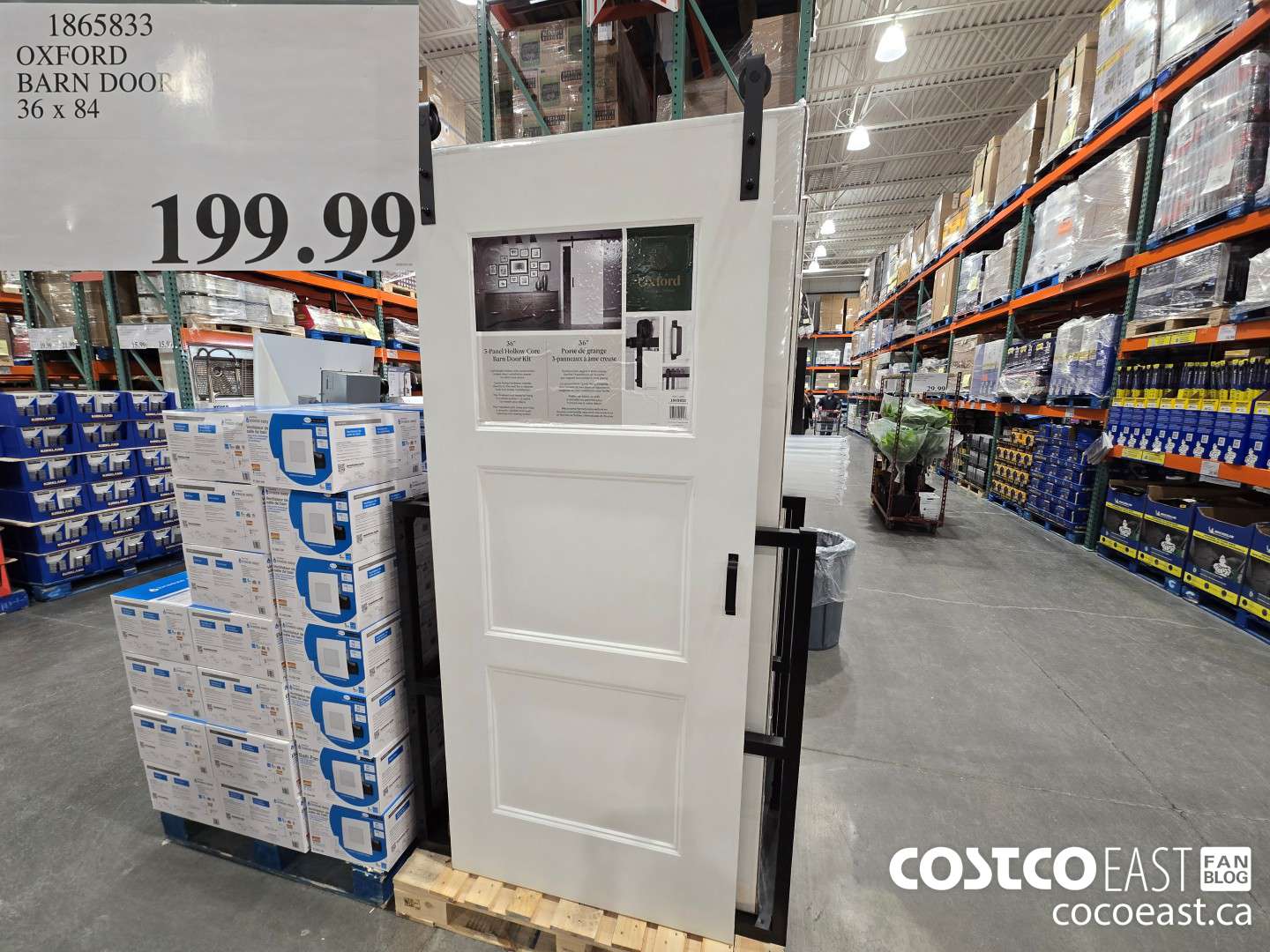 1865833 OXFORD BARN DOOR 36 x 84 $199.99